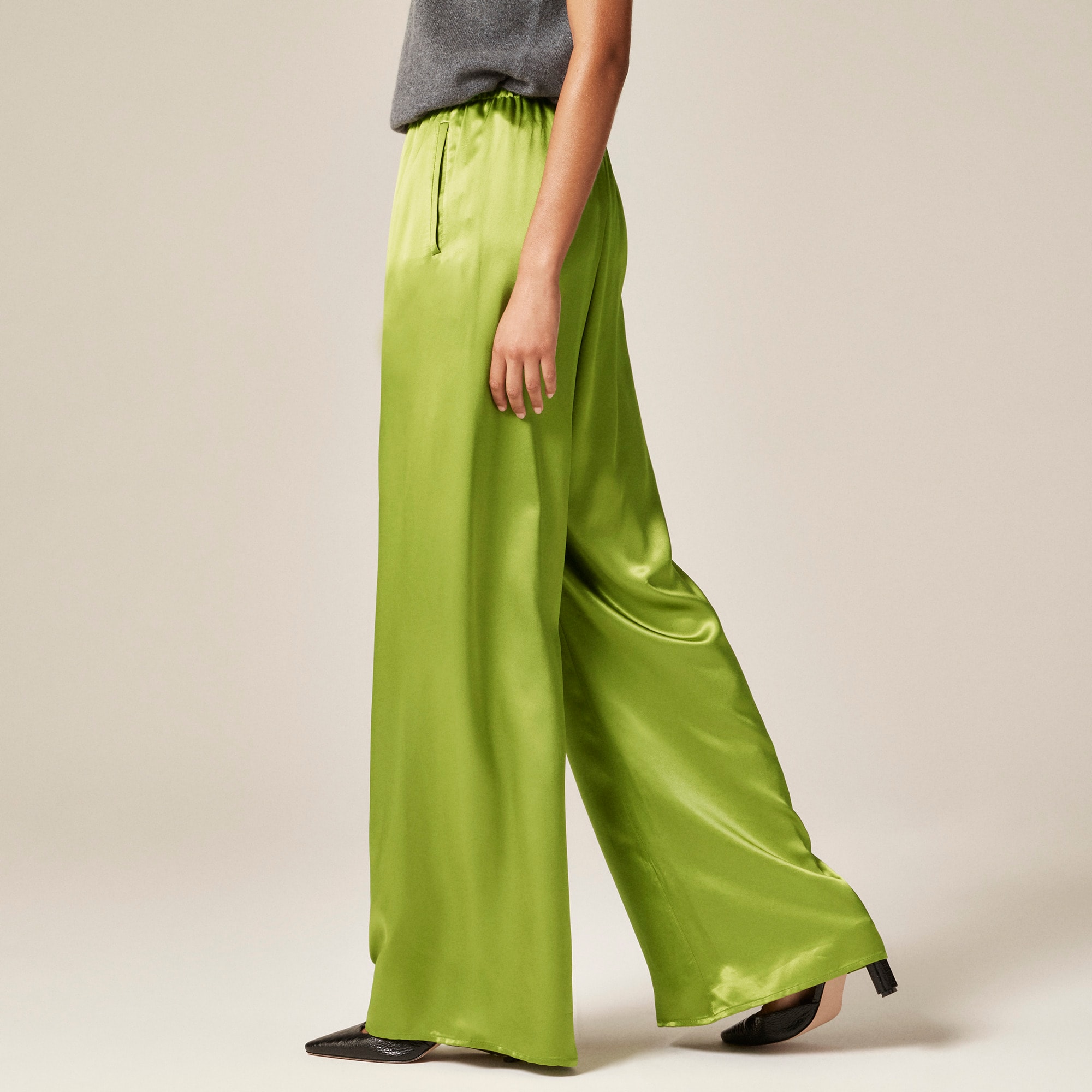 Cosmo pant in luster charmeuse