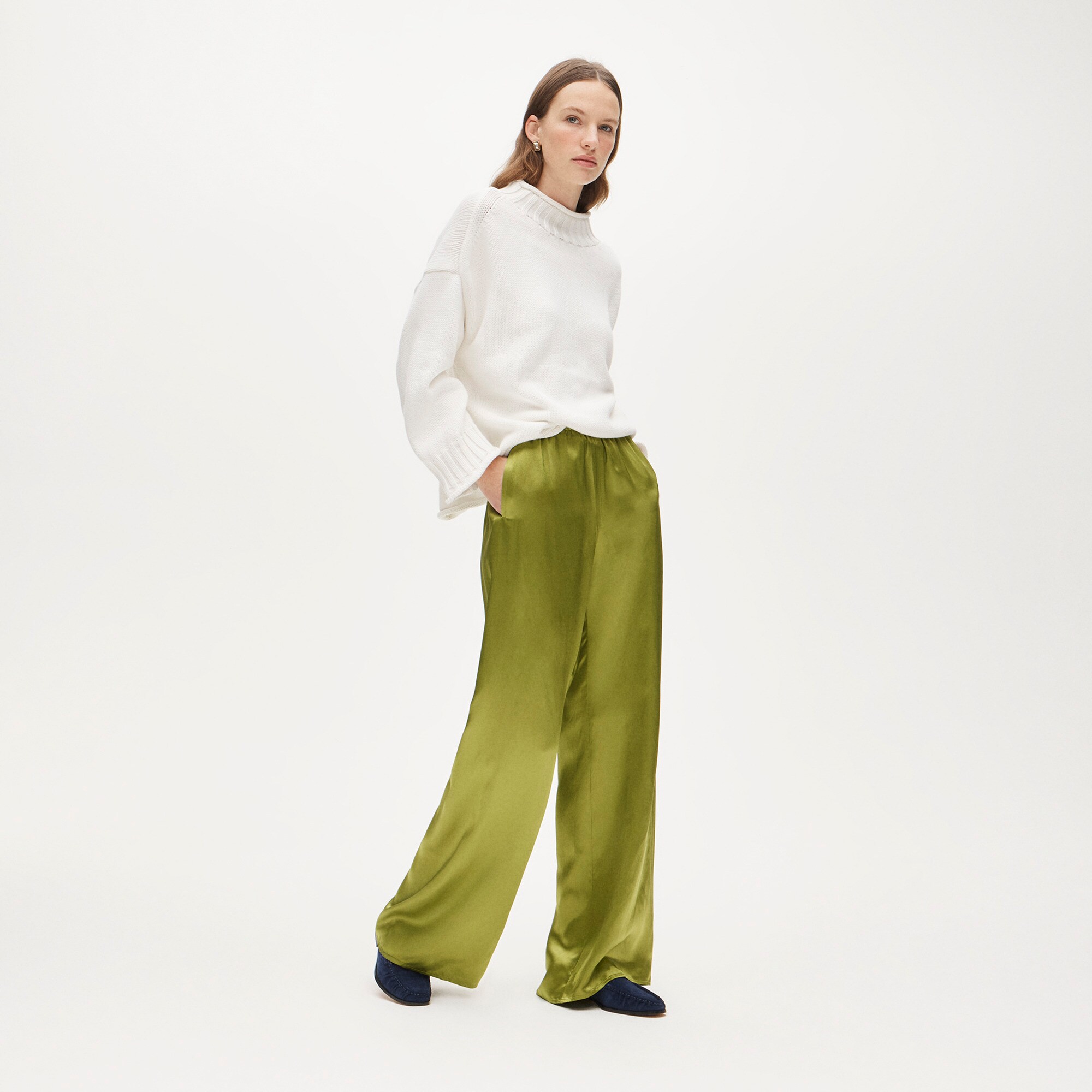  Cosmo pant in luster charmeuse