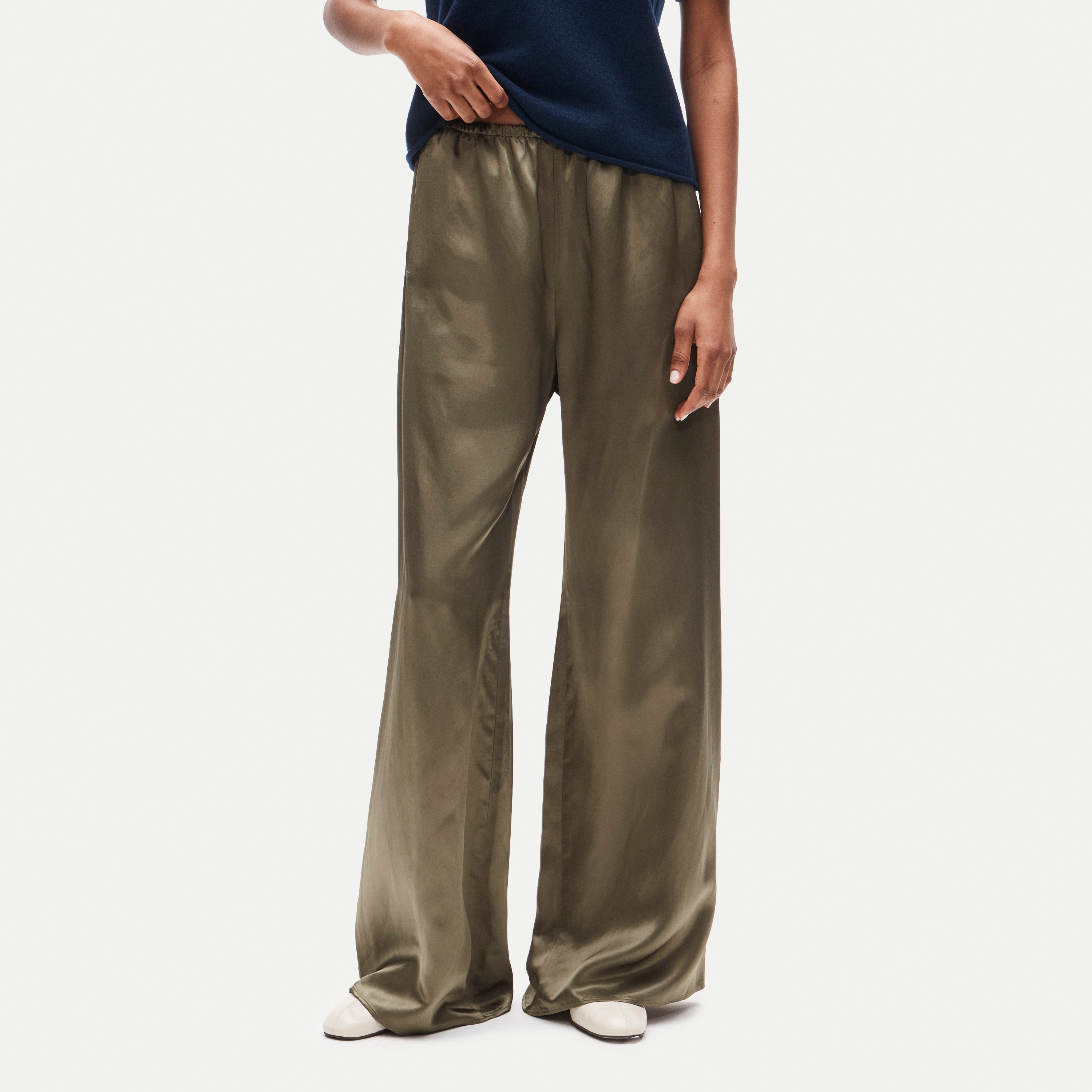 Cosmo pant in luster charmeuse - thumbnail 8