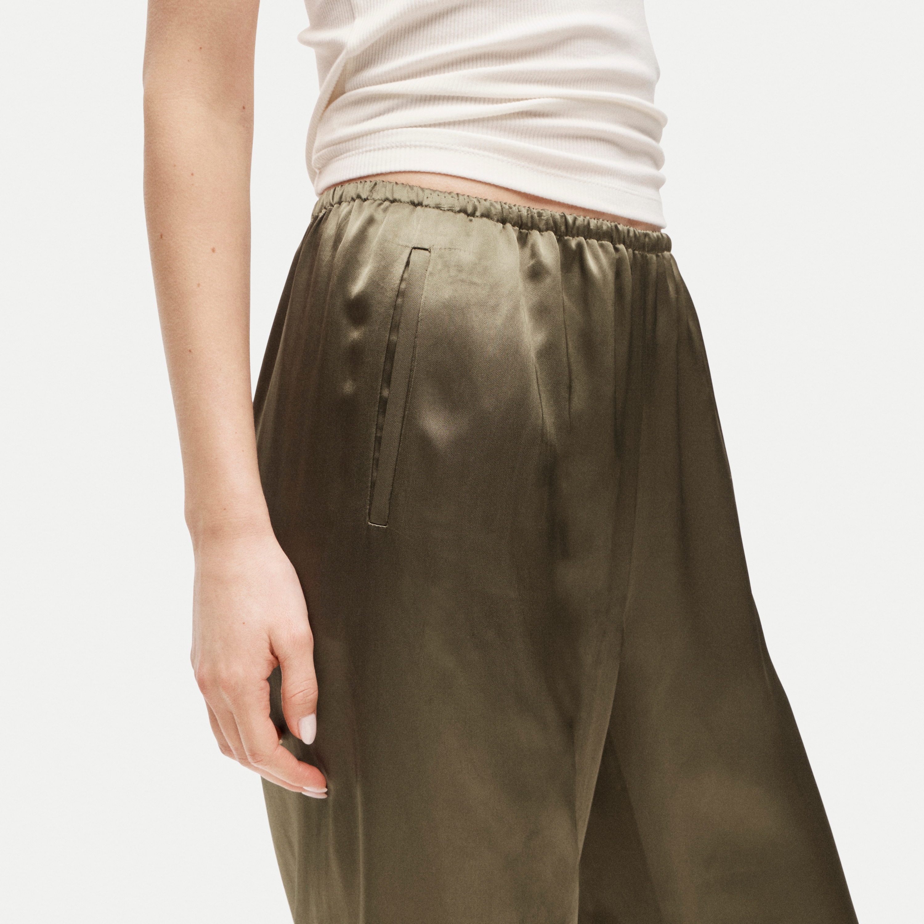 Cosmo pant in luster charmeuse