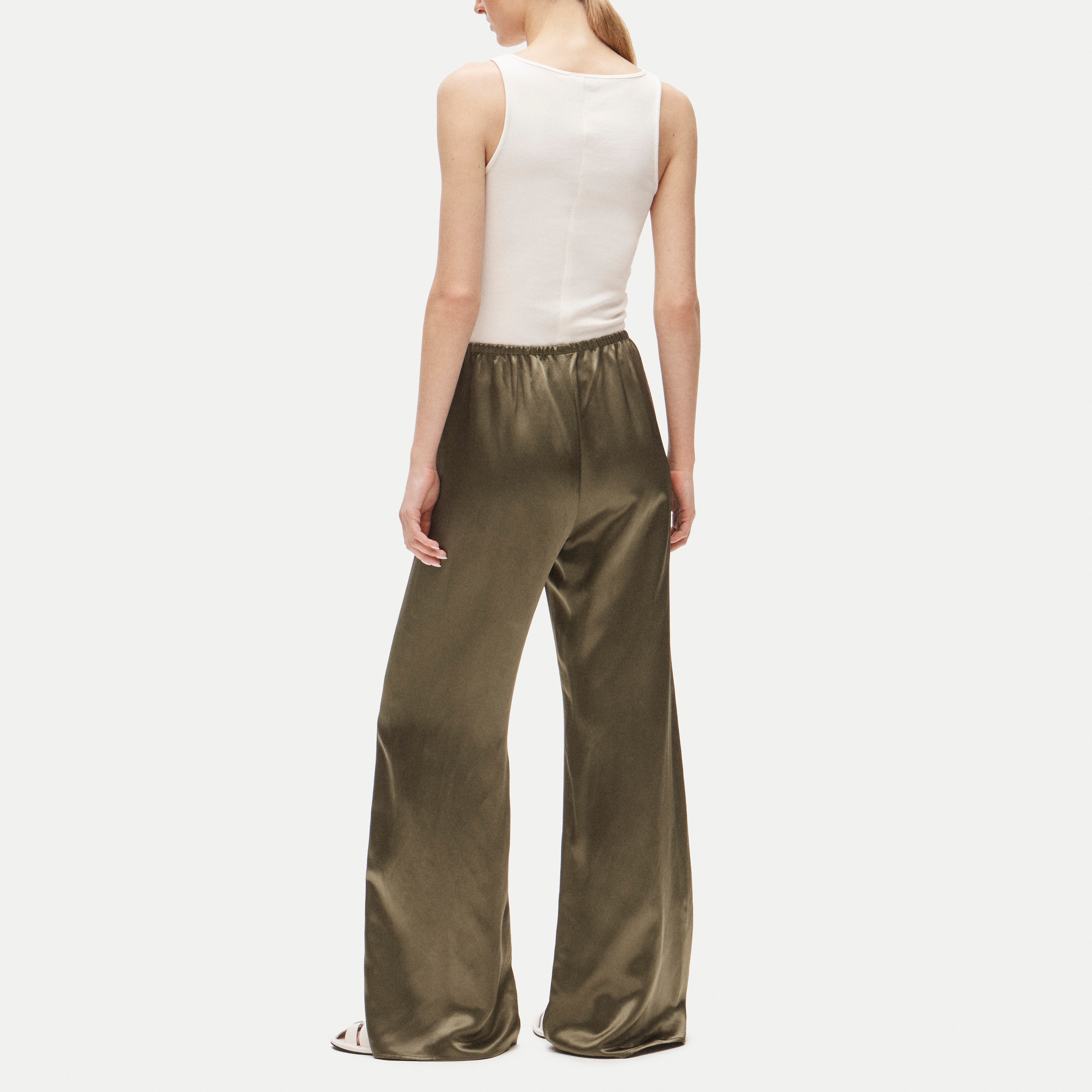 Cosmo pant in luster charmeuse