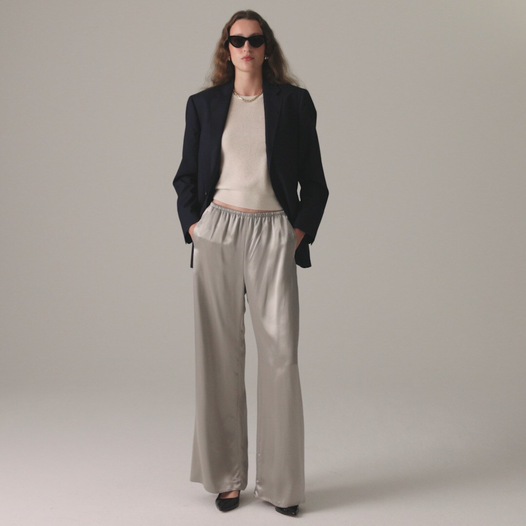 Cosmo pant in luster charmeuse