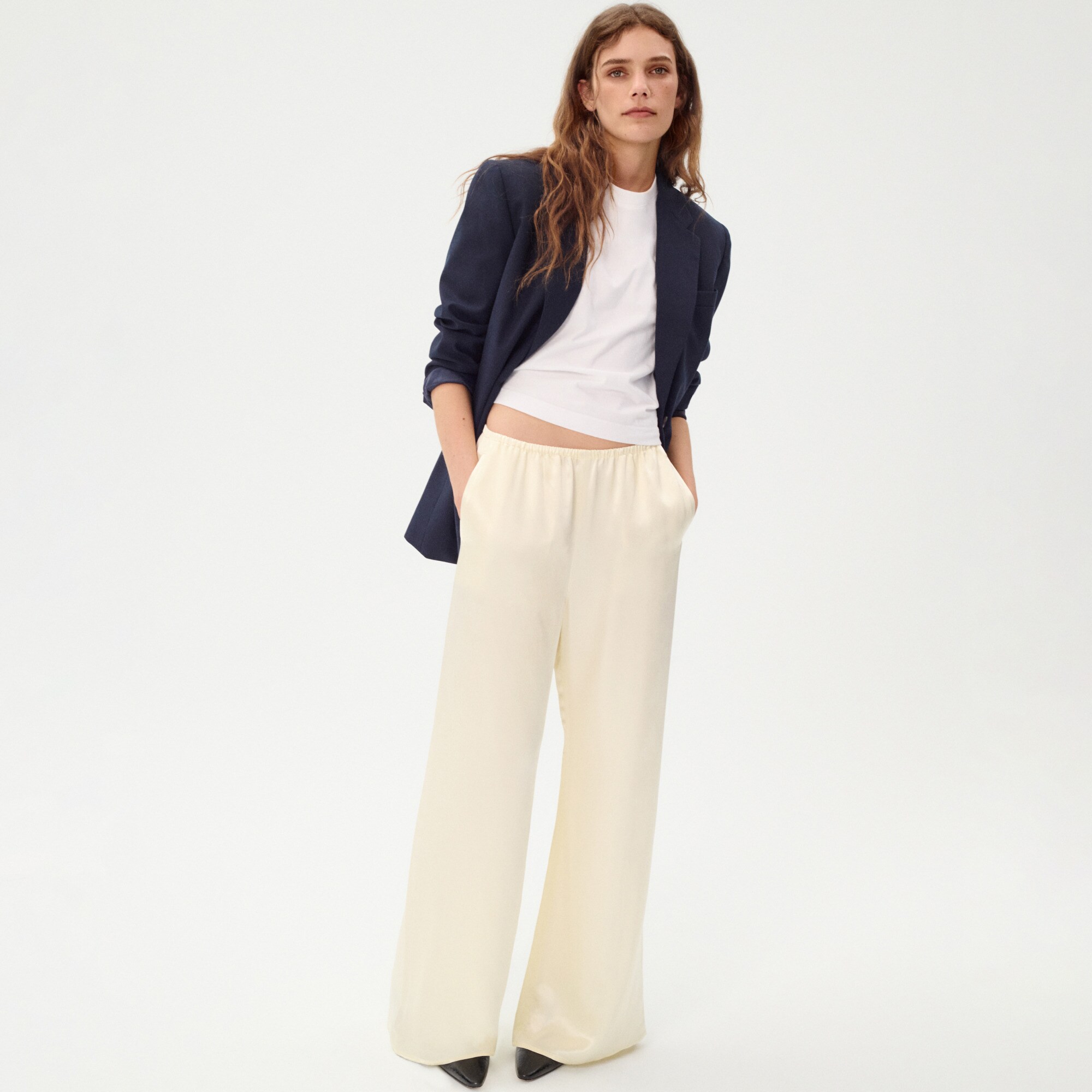 Cosmo pant in luster charmeuse