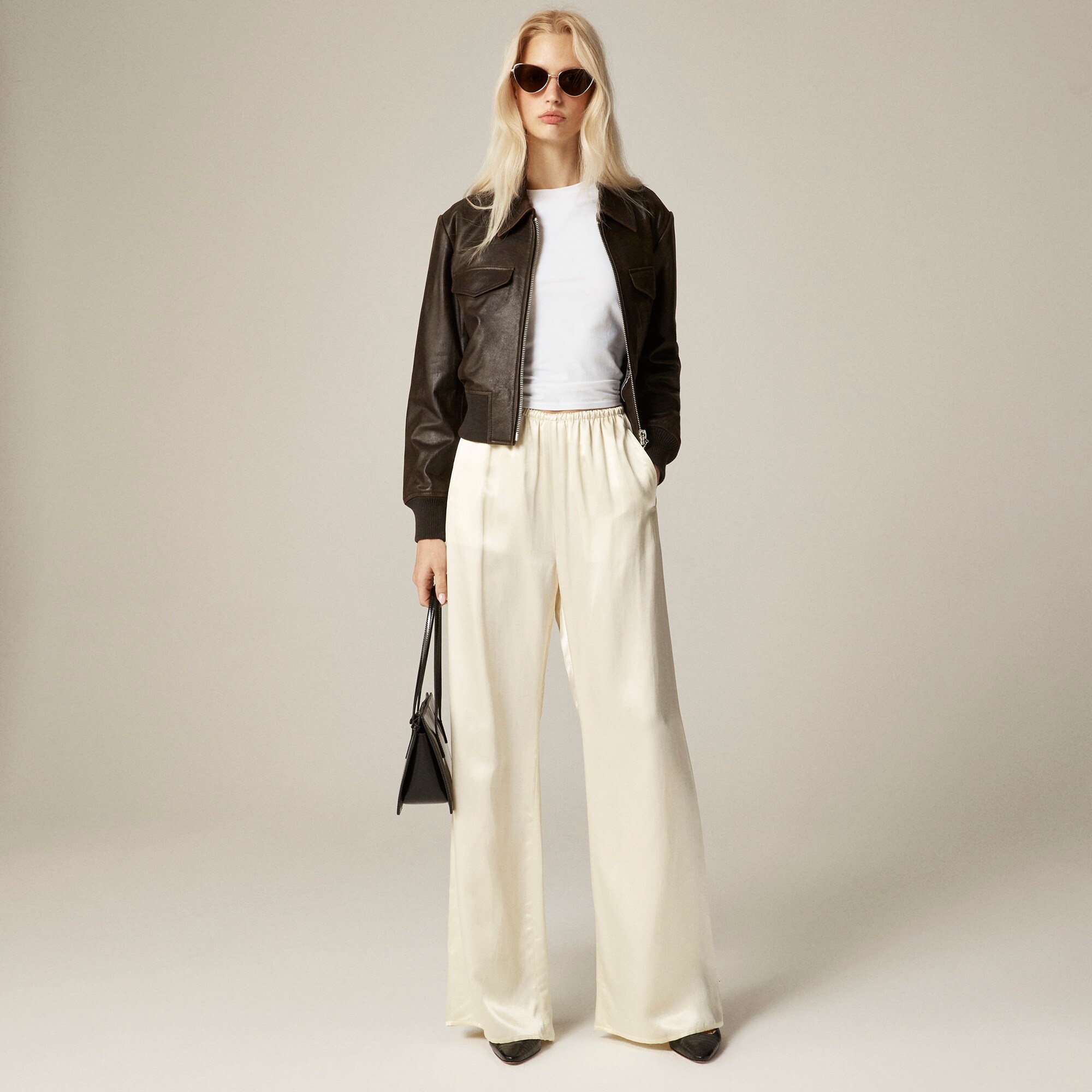 Cosmo pant in luster charmeuse