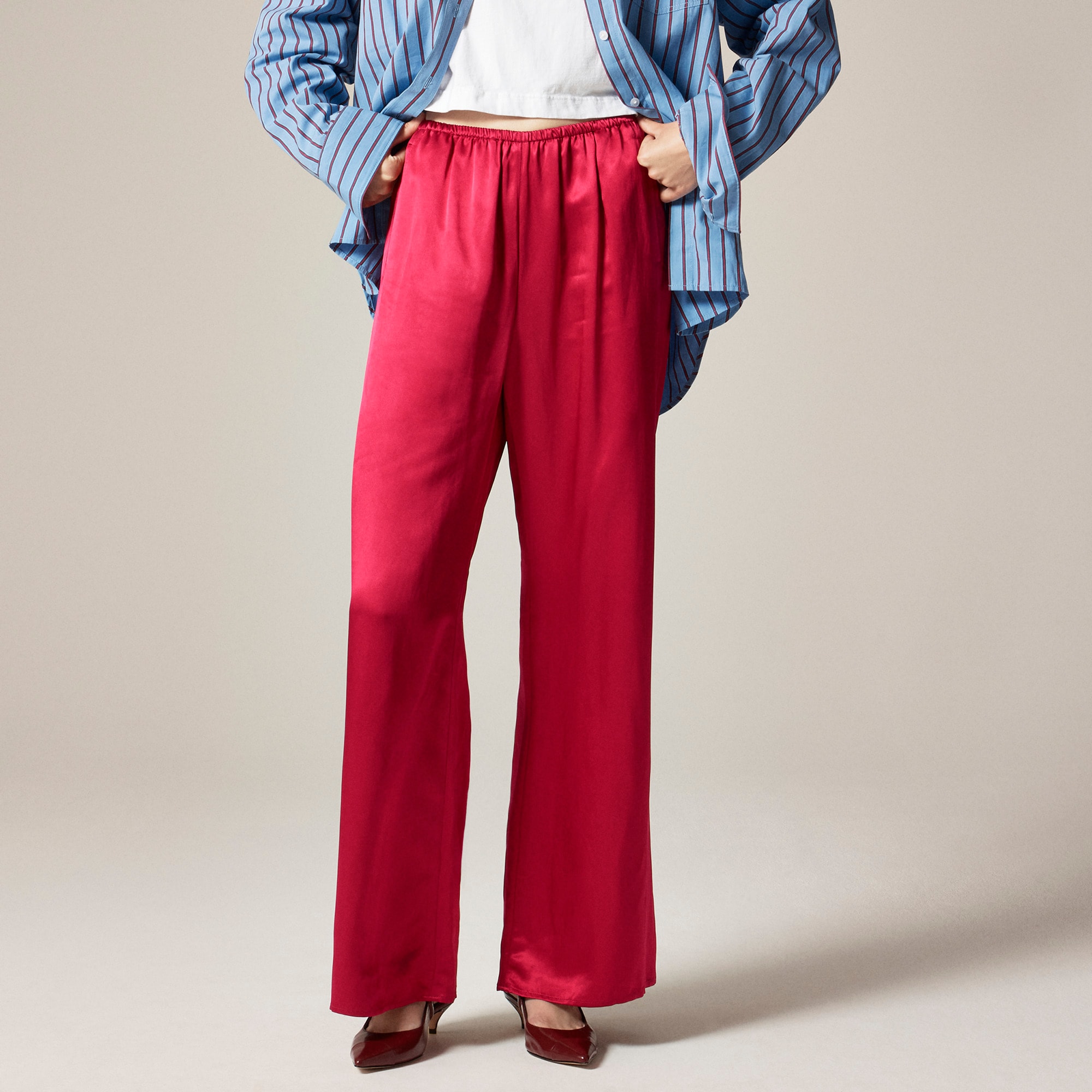 Cosmo pant in luster charmeuse