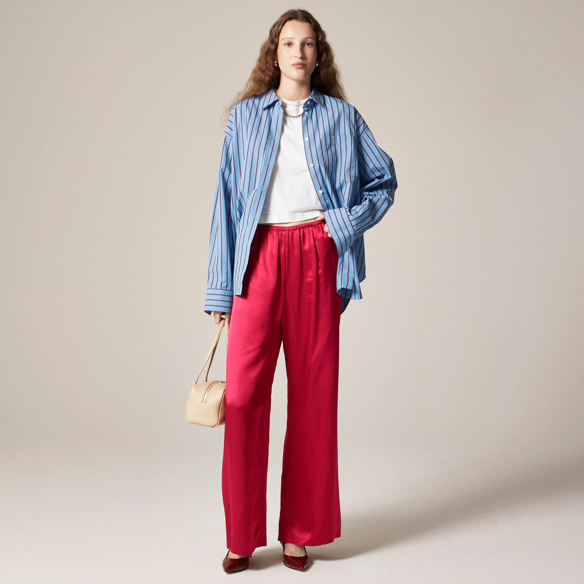  Cosmo pant in luster charmeuse