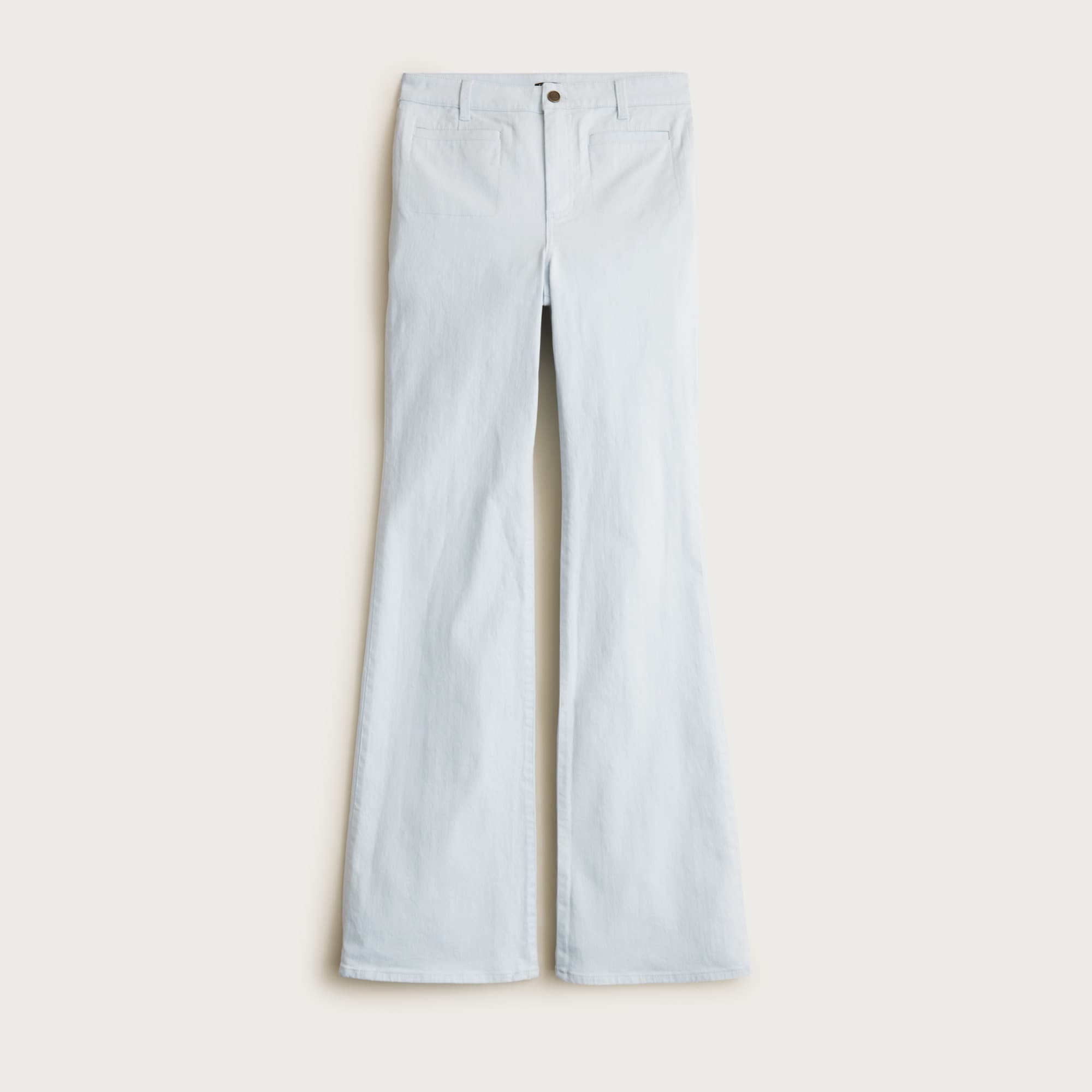 Vintage flare pant in washed twill