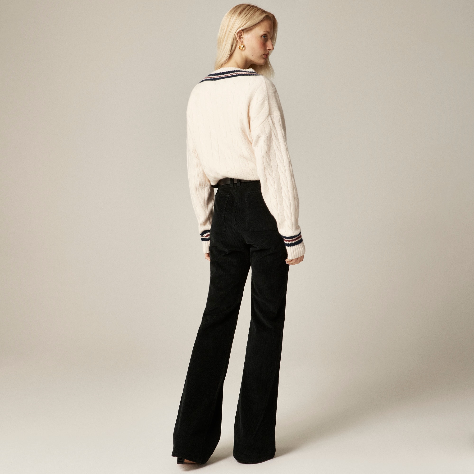 Vintage flare pant in corduroy