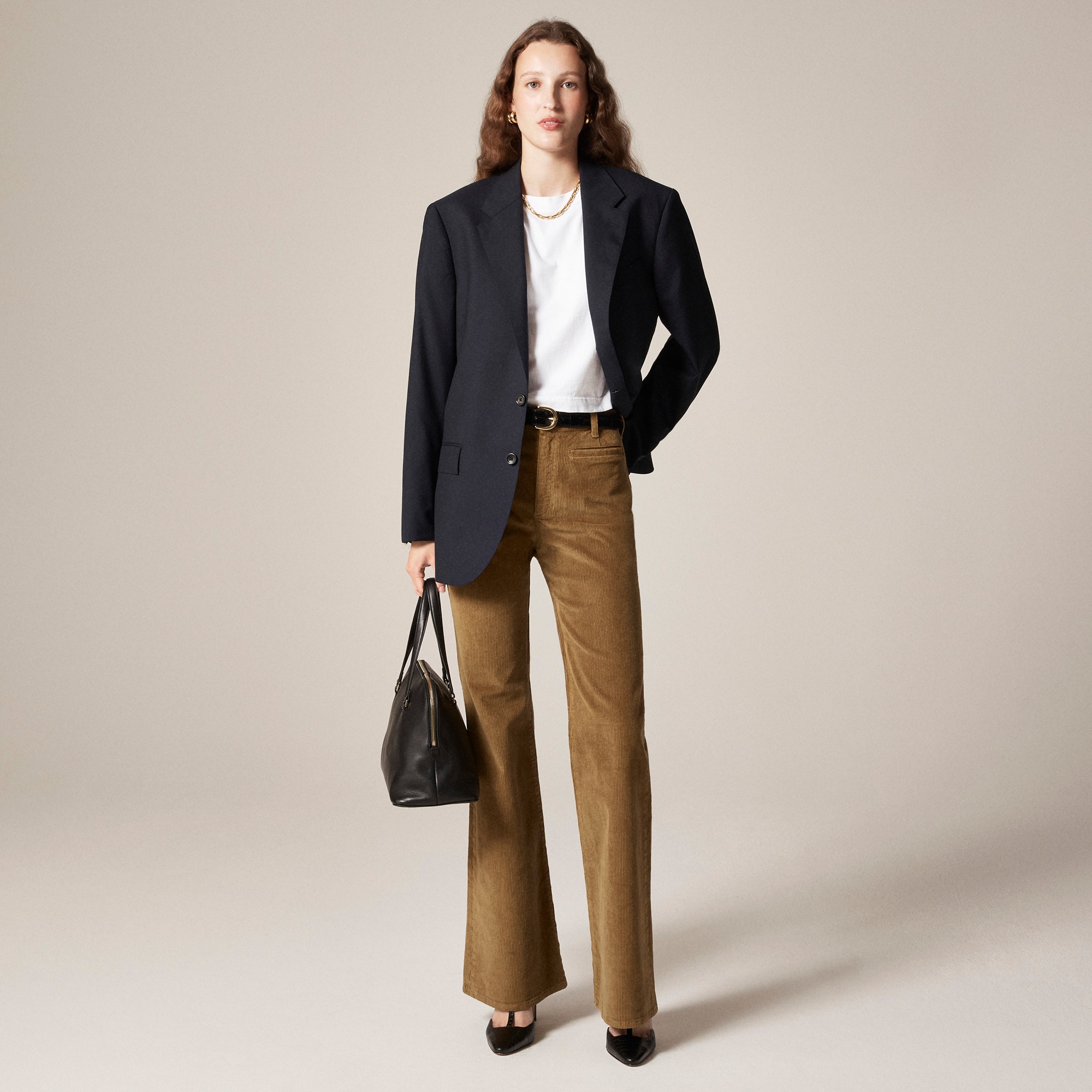 Vintage flare pant in corduroy