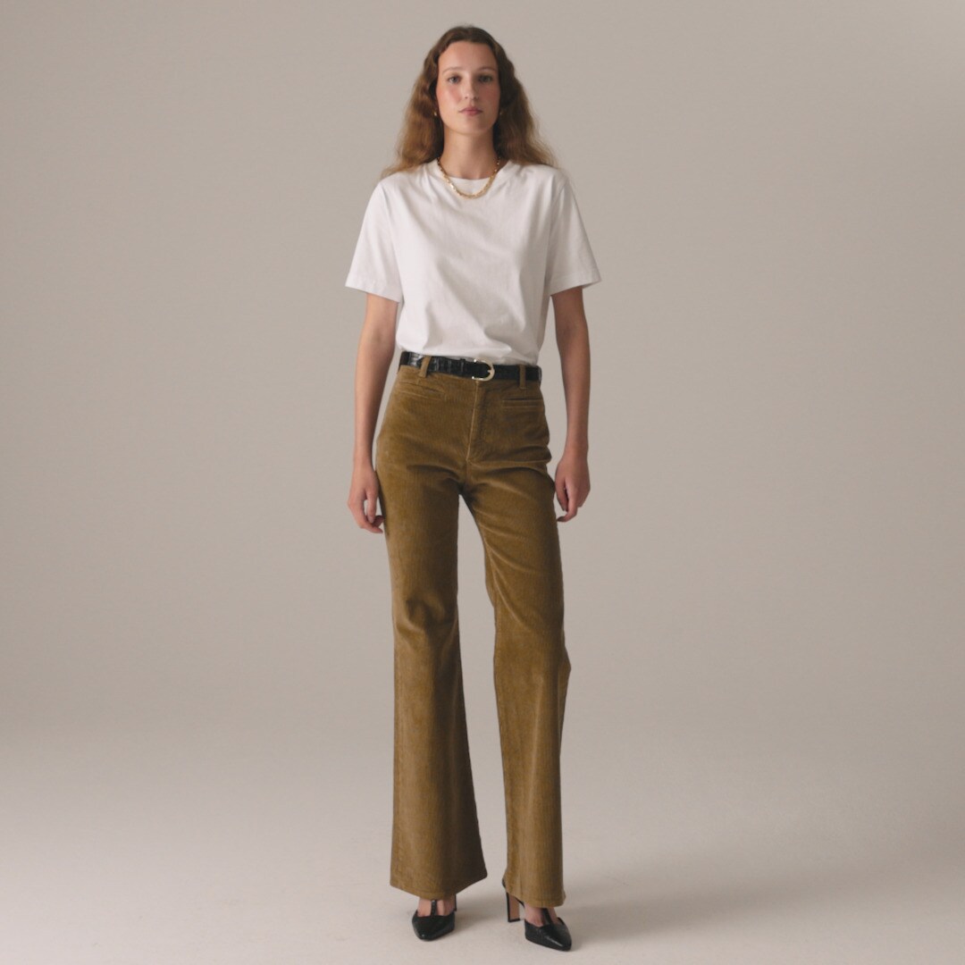 Vintage flare pant in corduroy