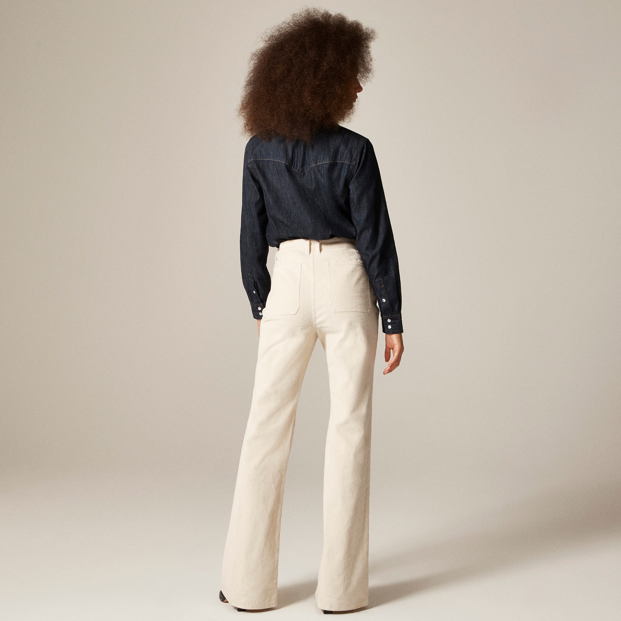 Vintage flare pant in corduroy
