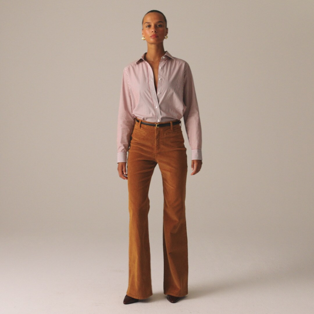 Vintage flare pant in corduroy