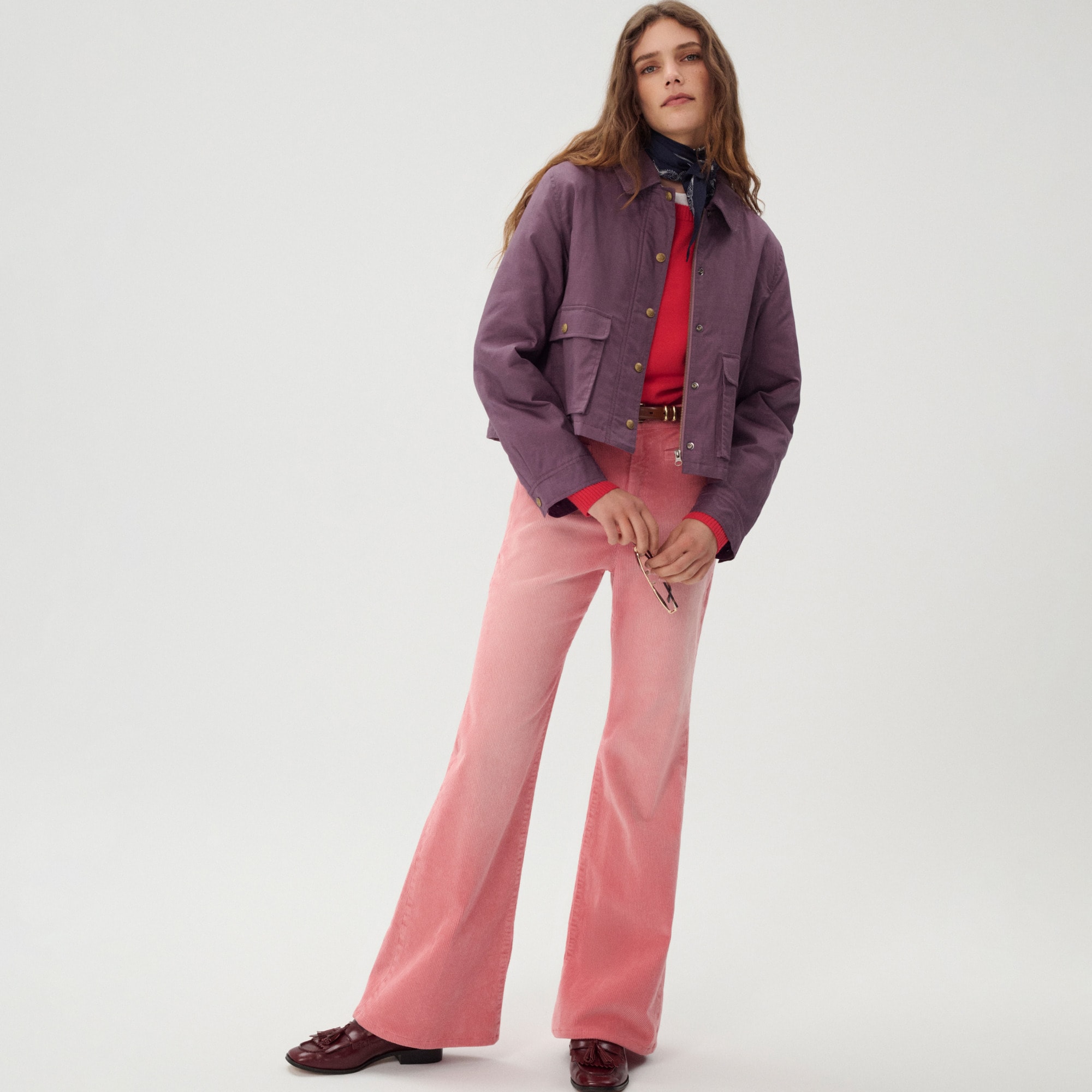 Vintage flare pant in corduroy