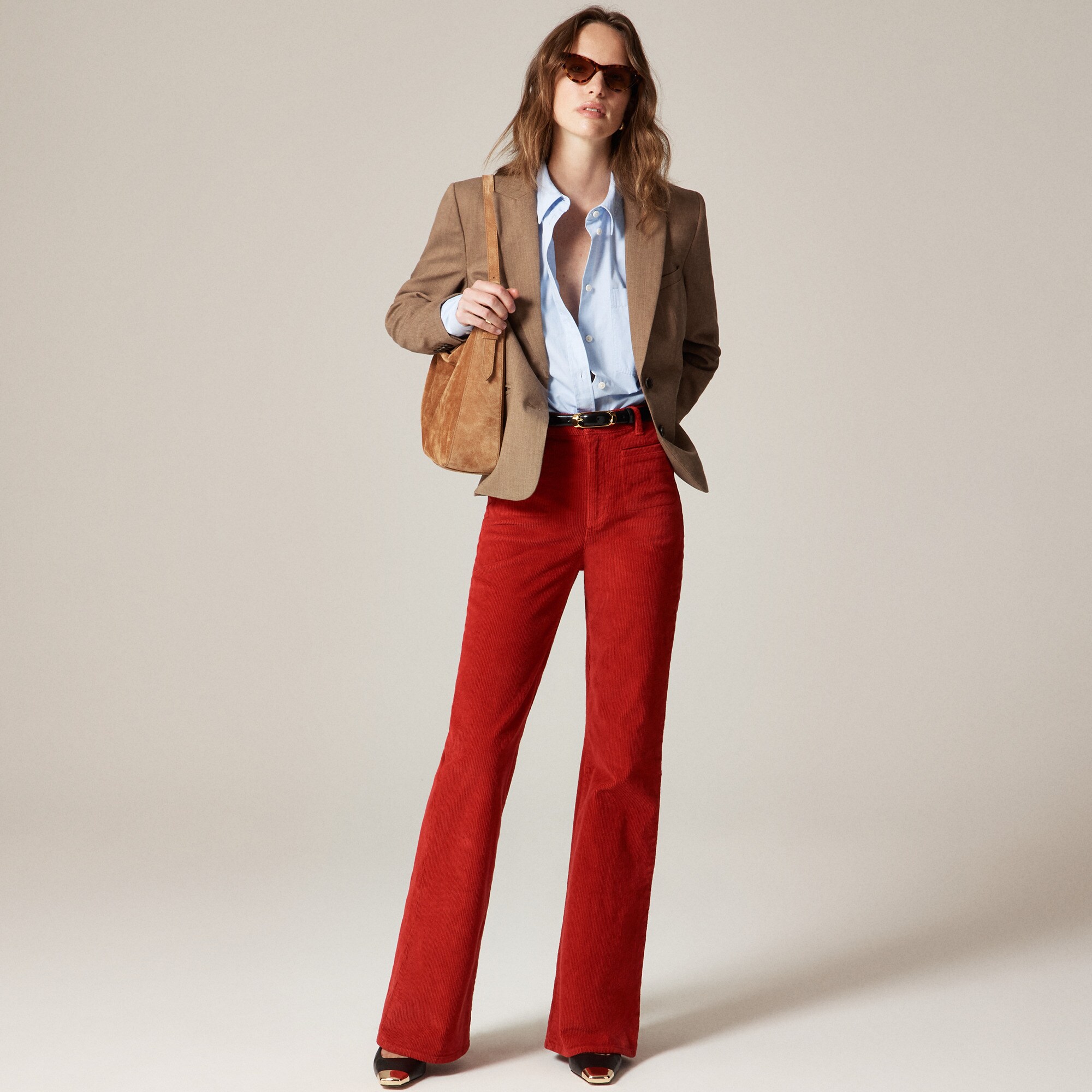 Vintage flare pant in corduroy