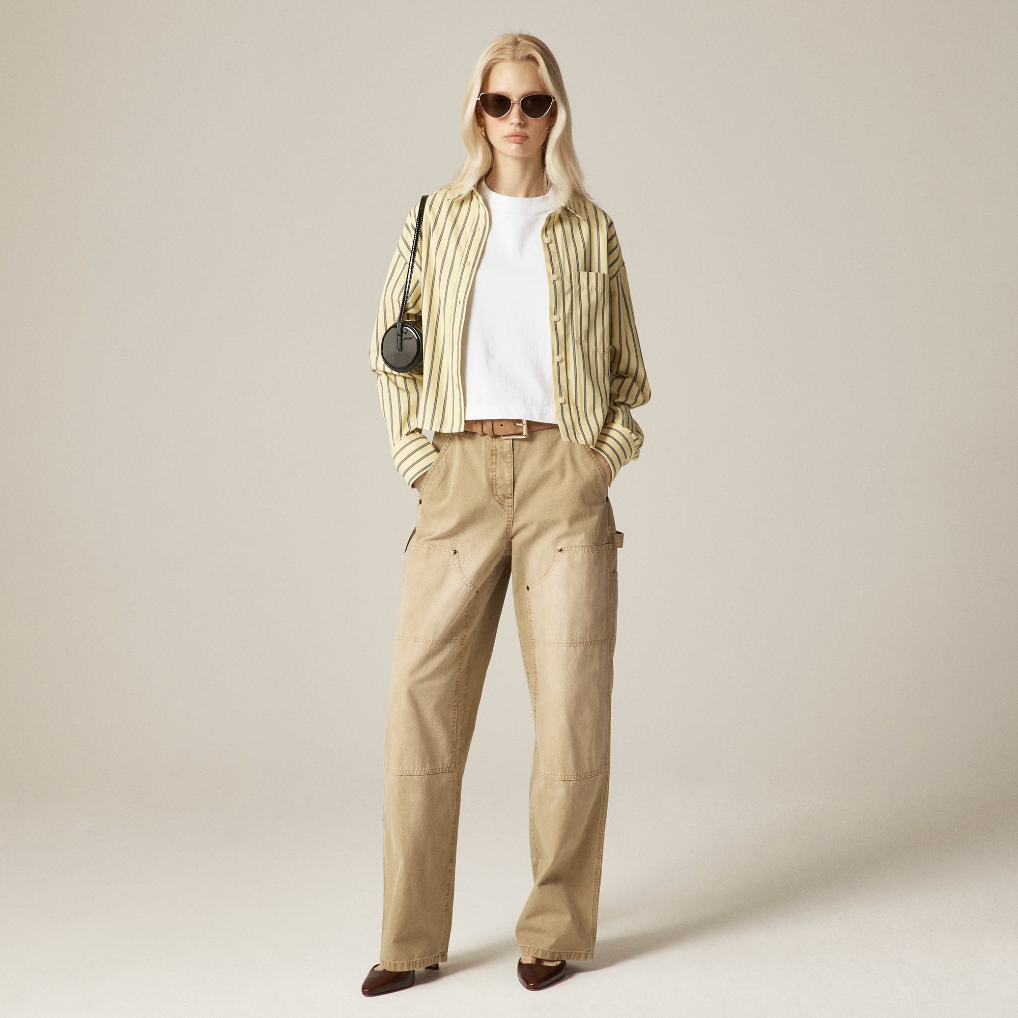 Painter Pant In Cotton Canvas For Women