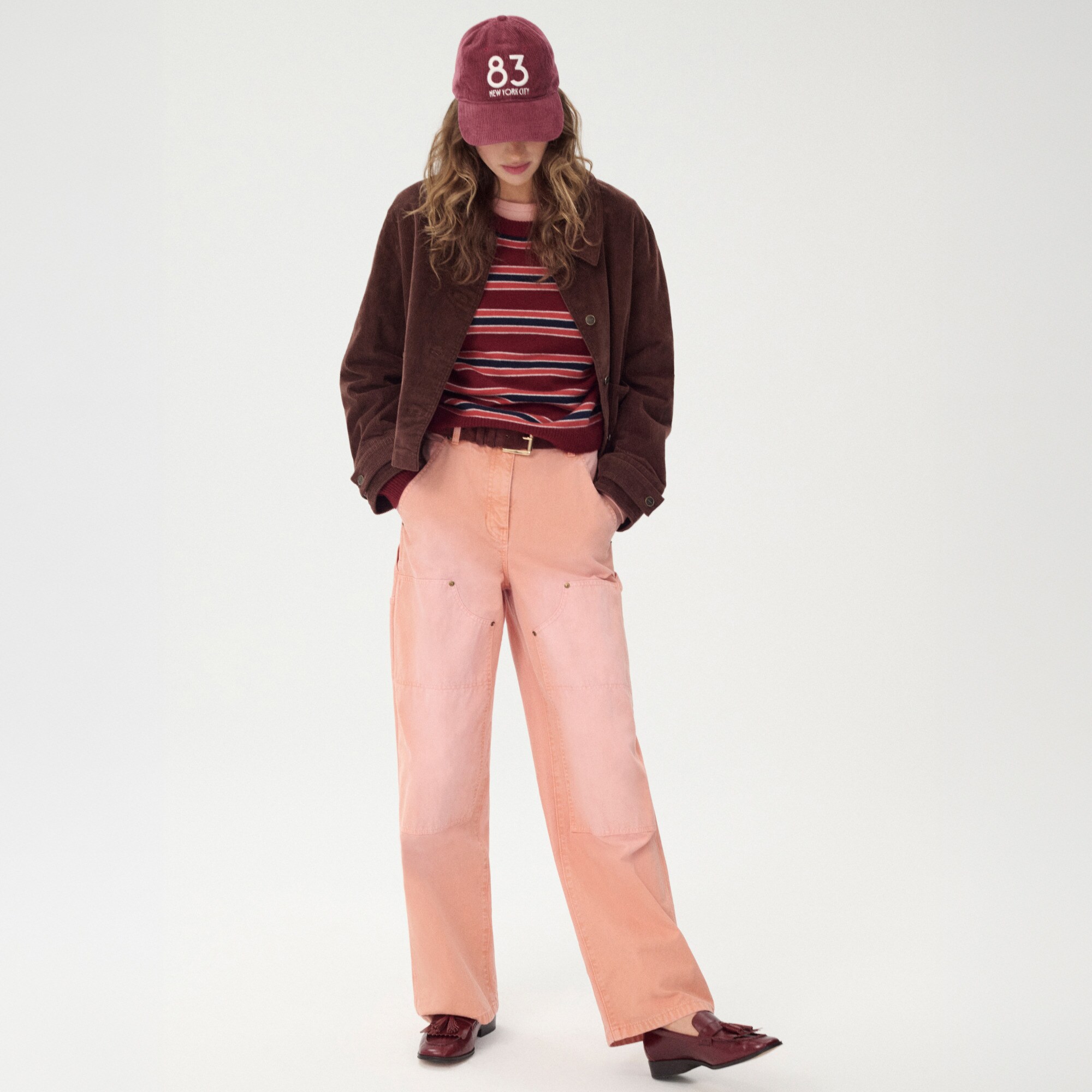 Painter pant in cotton canvas