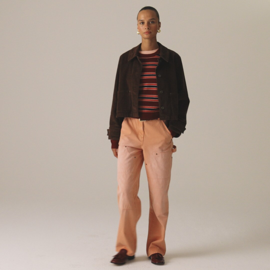 Painter pant in cotton canvas