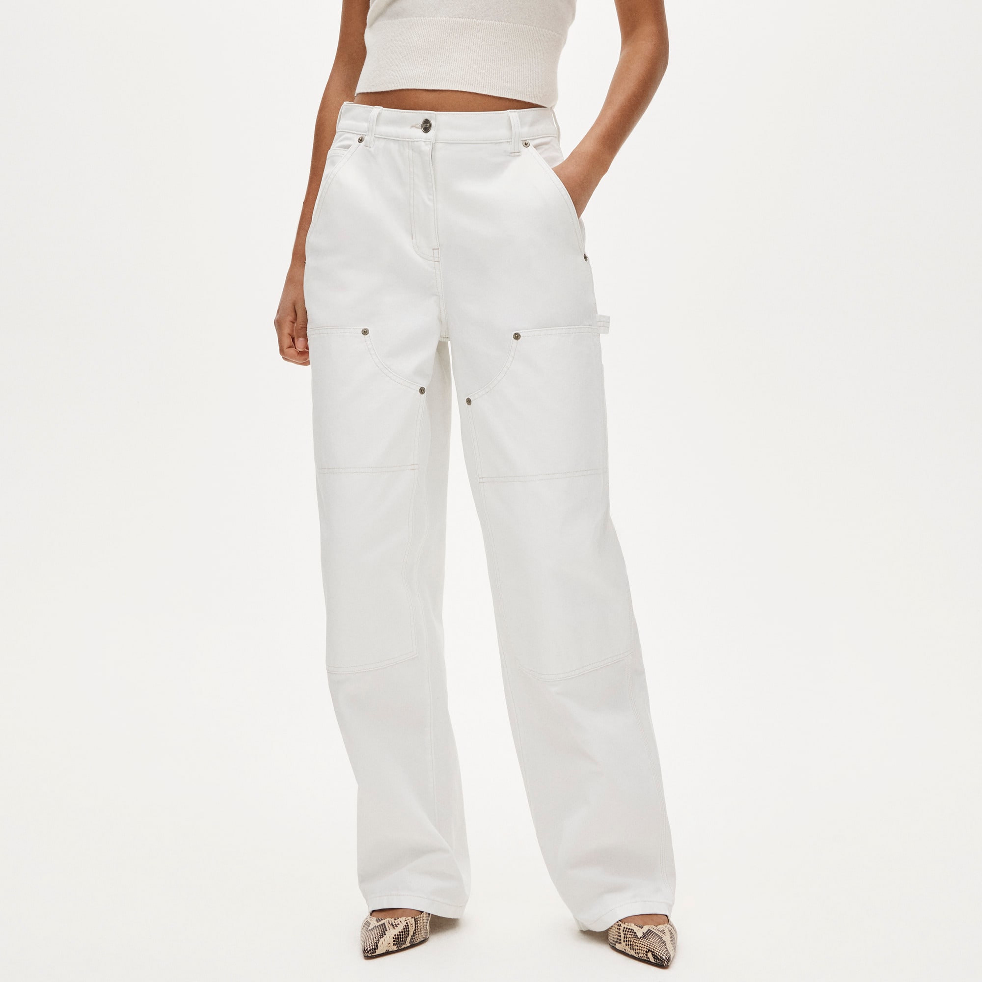 Painter pant in cotton canvas - image 3