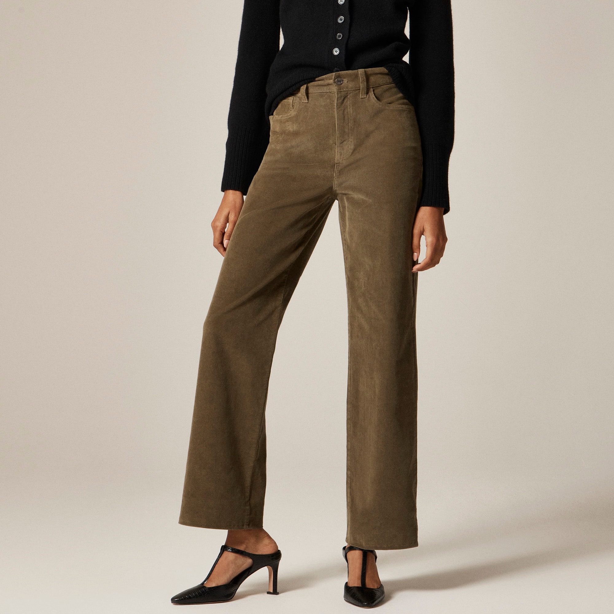 Slim-wide Pant In Corduroy For Women | J.Crew