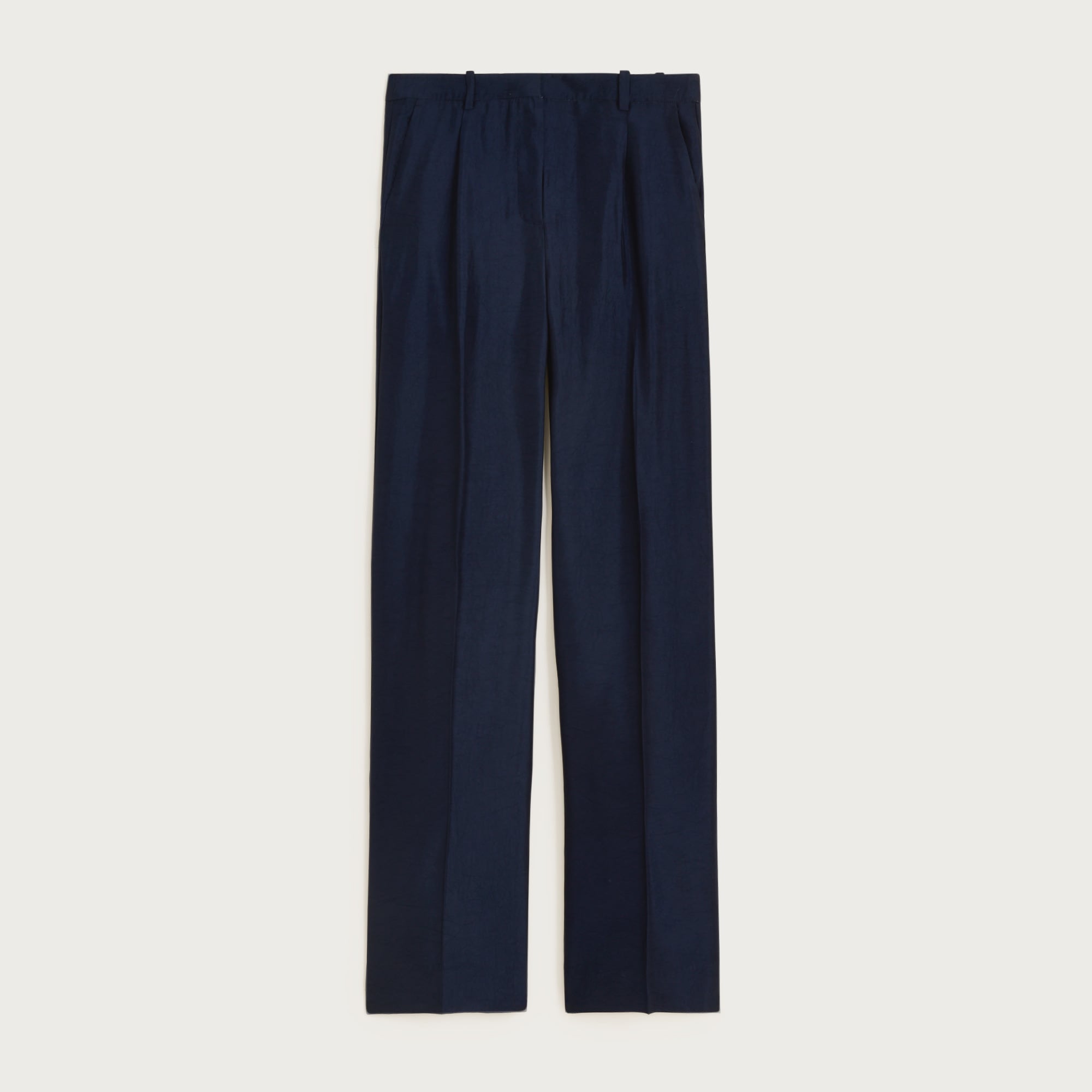Essential Wide-leg Pant In Textured Satin For Women | J.Crew