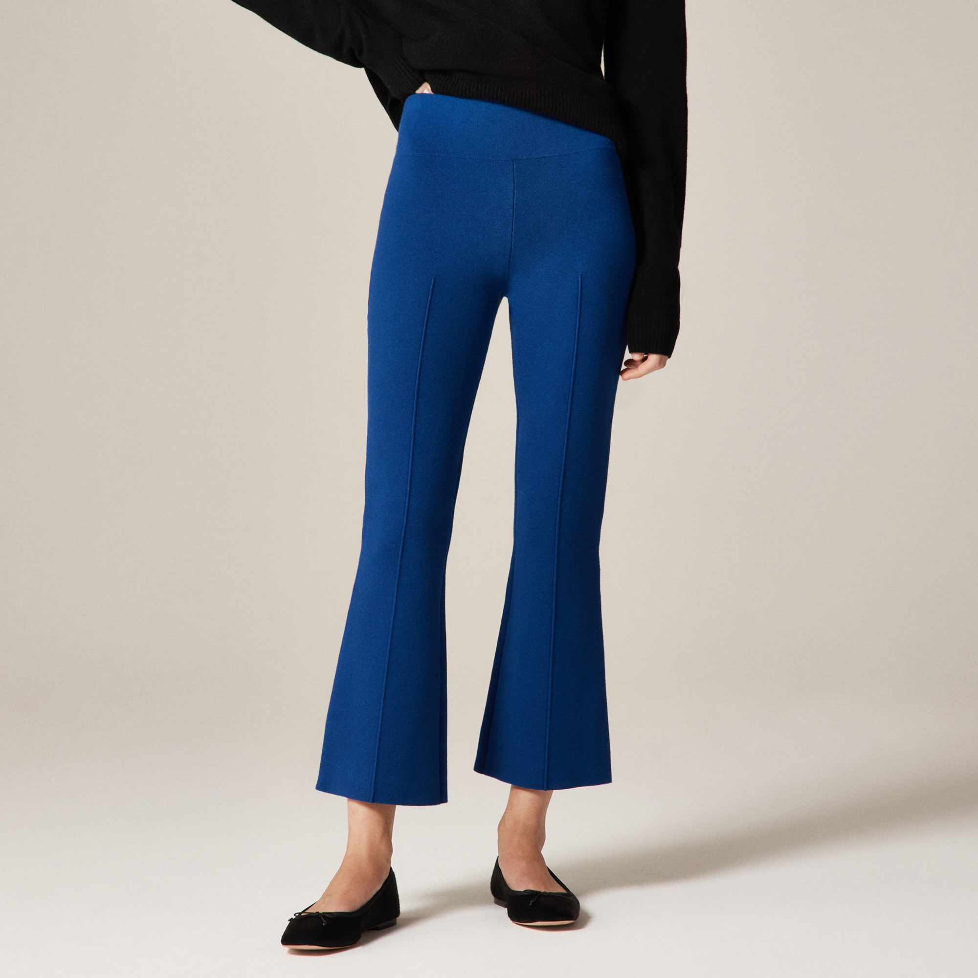 Petite new Delaney kickout sweater pant