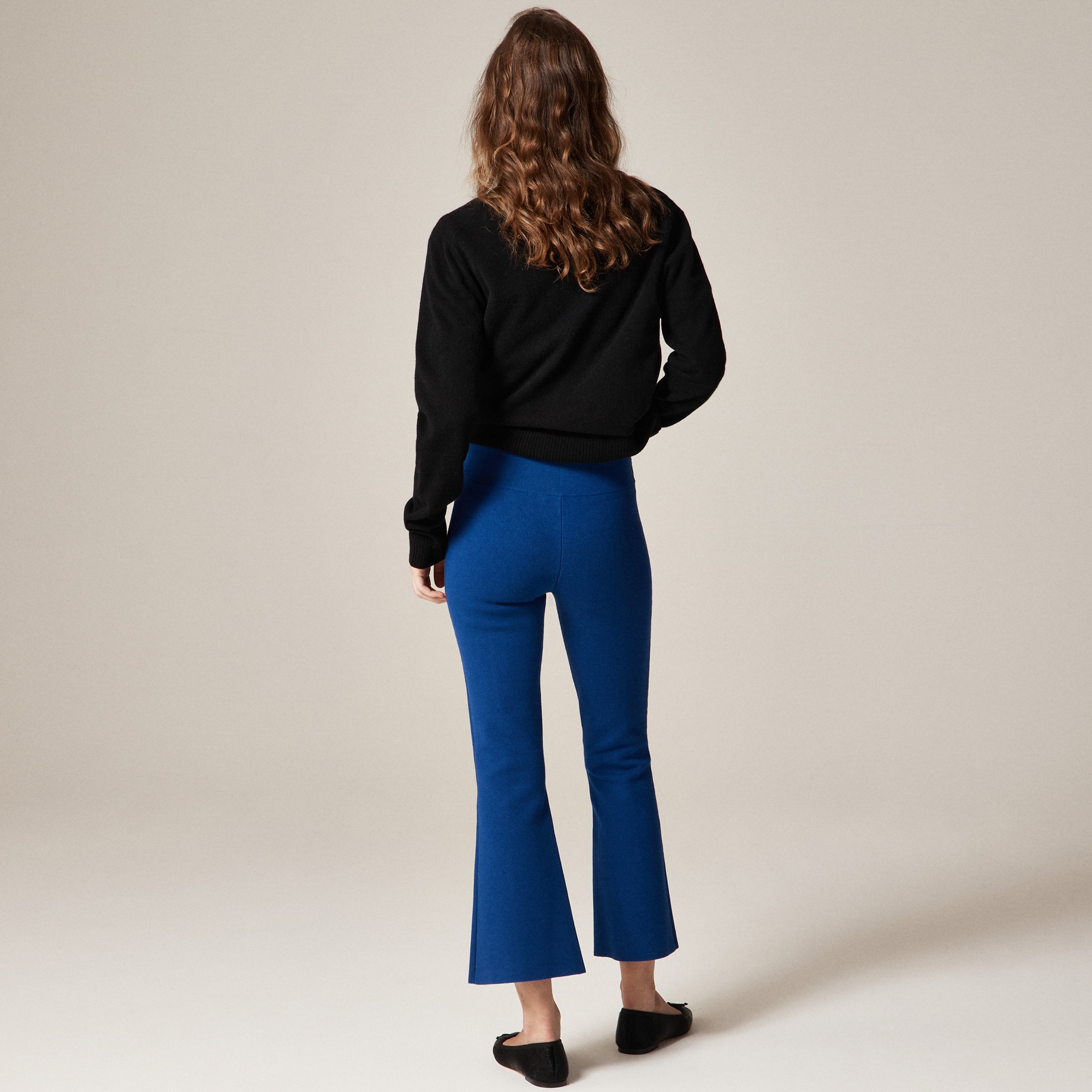Petite new Delaney kickout sweater pant