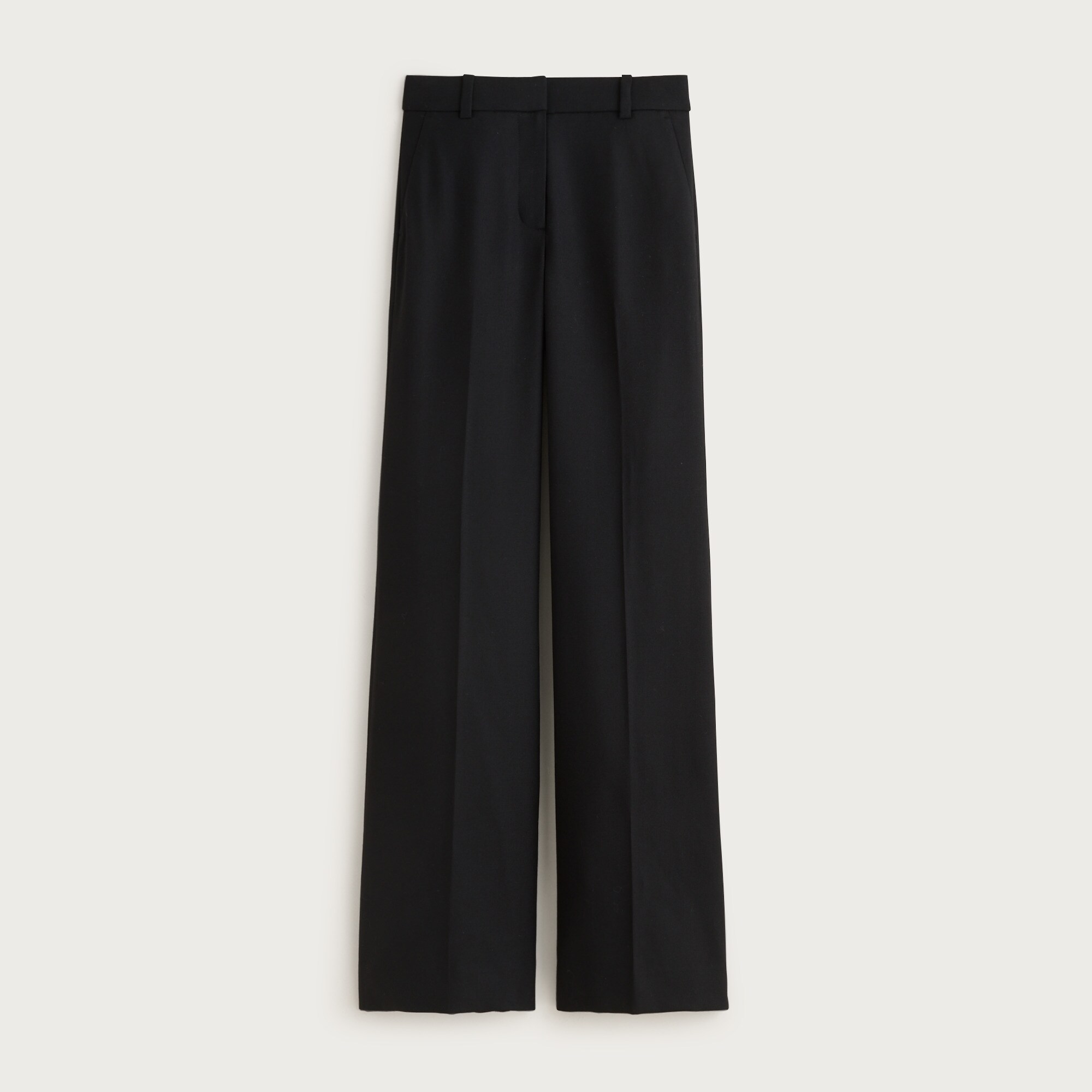 Carolina pant in wool-blend flannel
