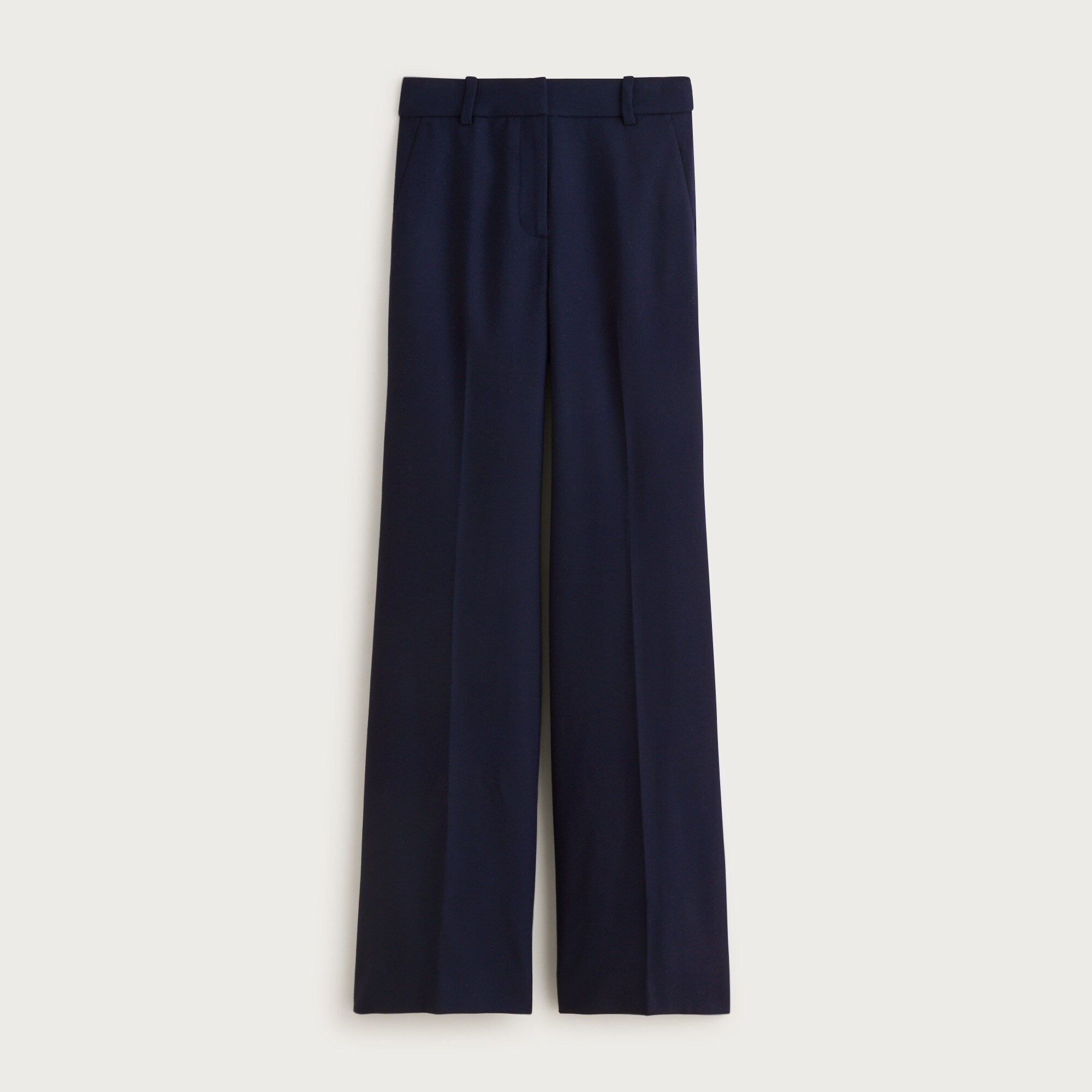  Petite Carolina pant in wool-blend flannel