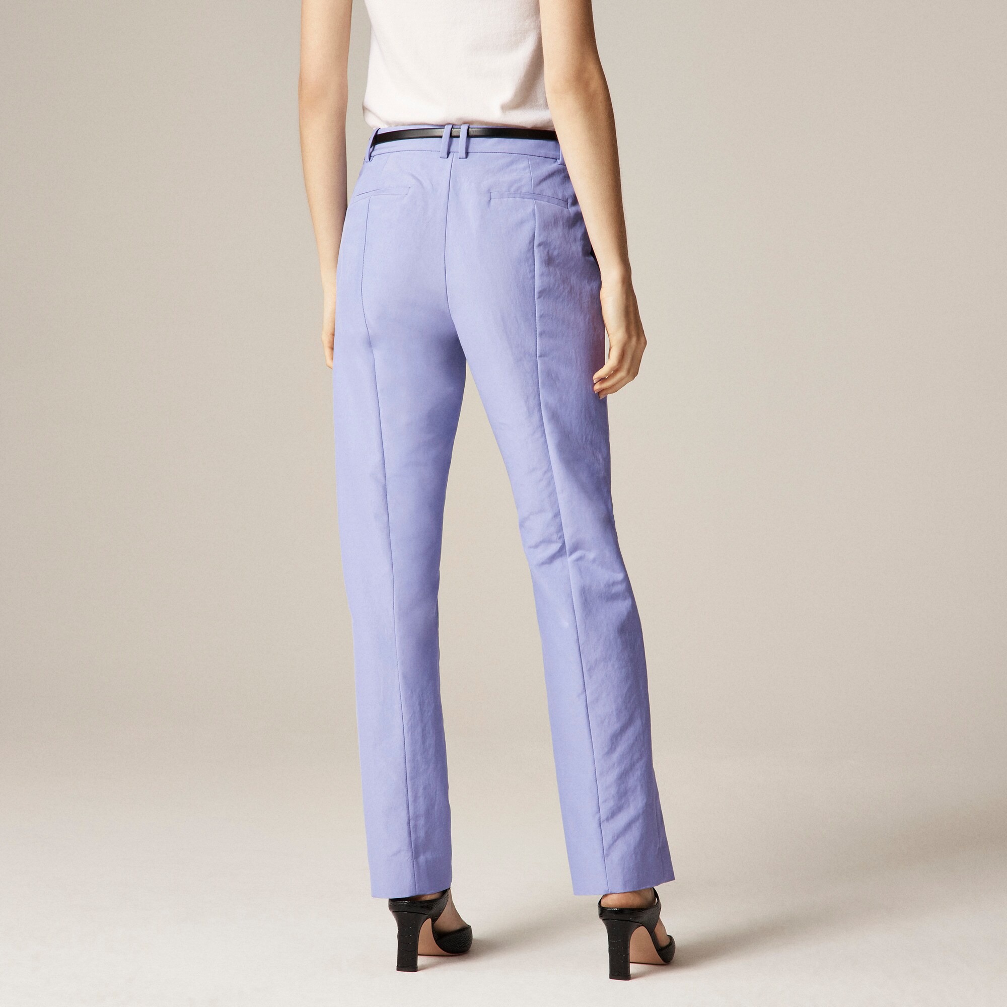 Slim-fit trouser in sateen