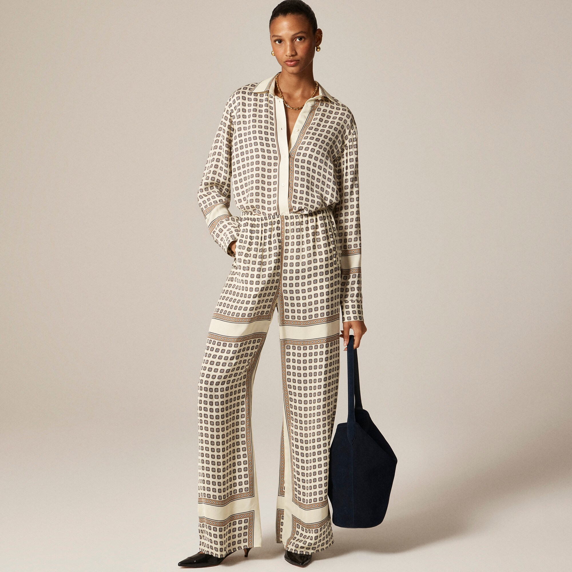  Cosmo pant in foulard print
