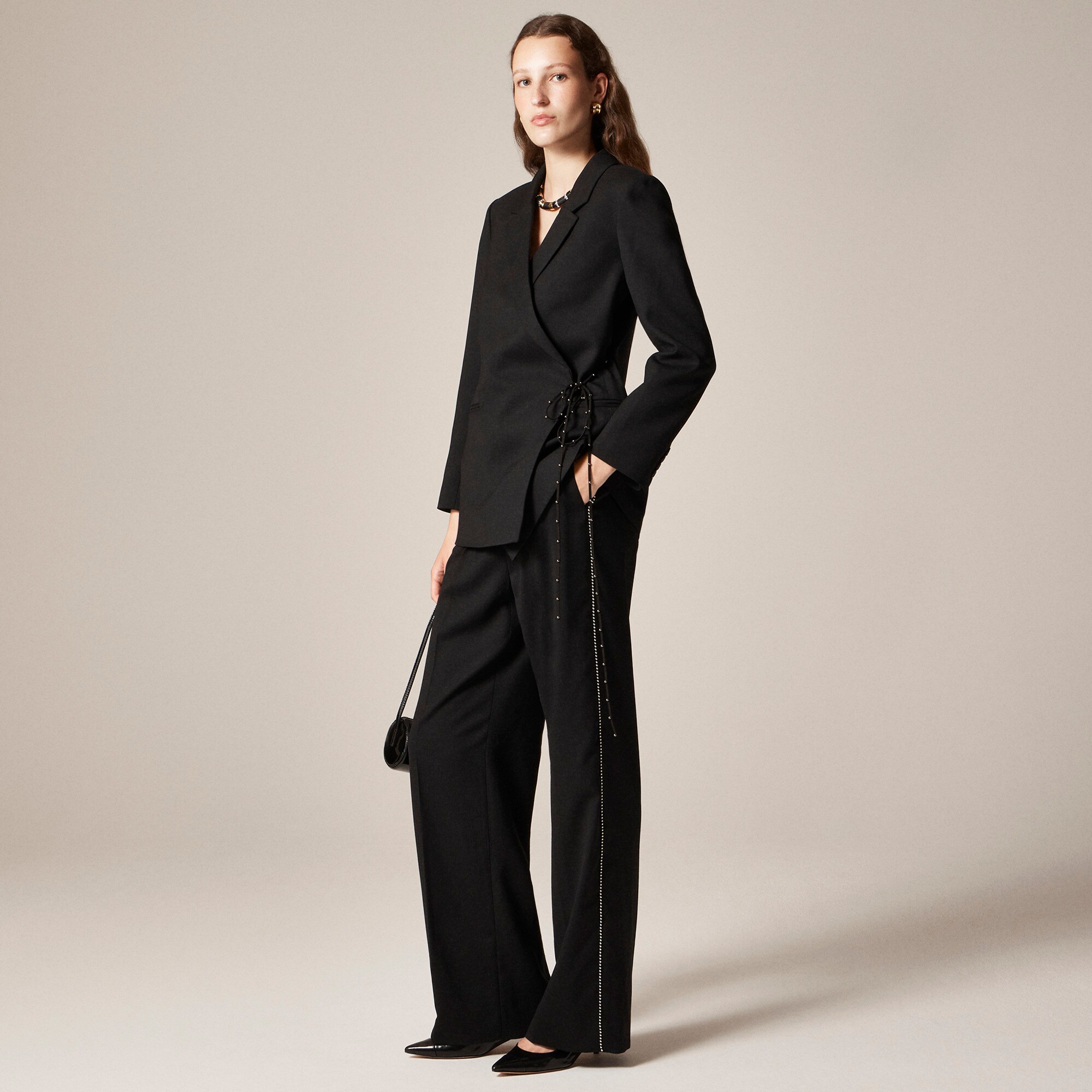Collection Essential Wide-leg Pant In Italian City Wool Blend For