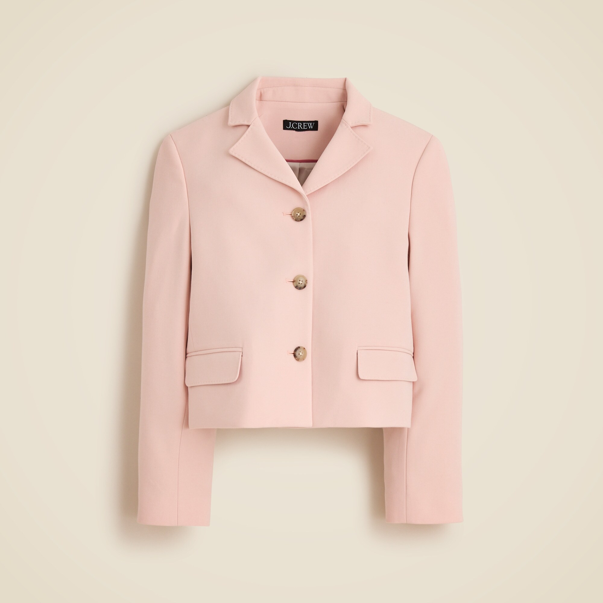 Cropped lady blazer in four-season stretch
