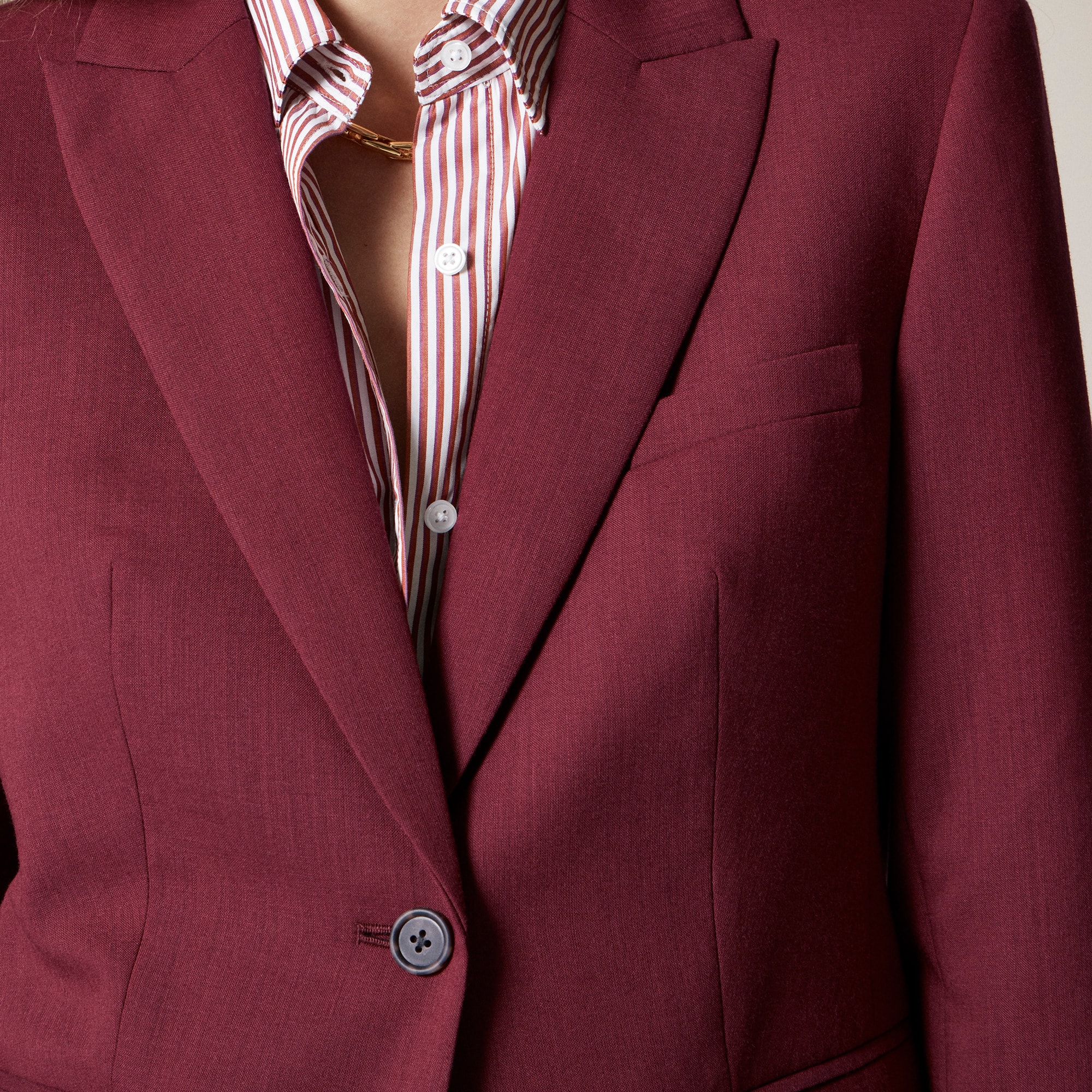 &Eacute;cole blazer in Italian gauzy wool blend - image 4