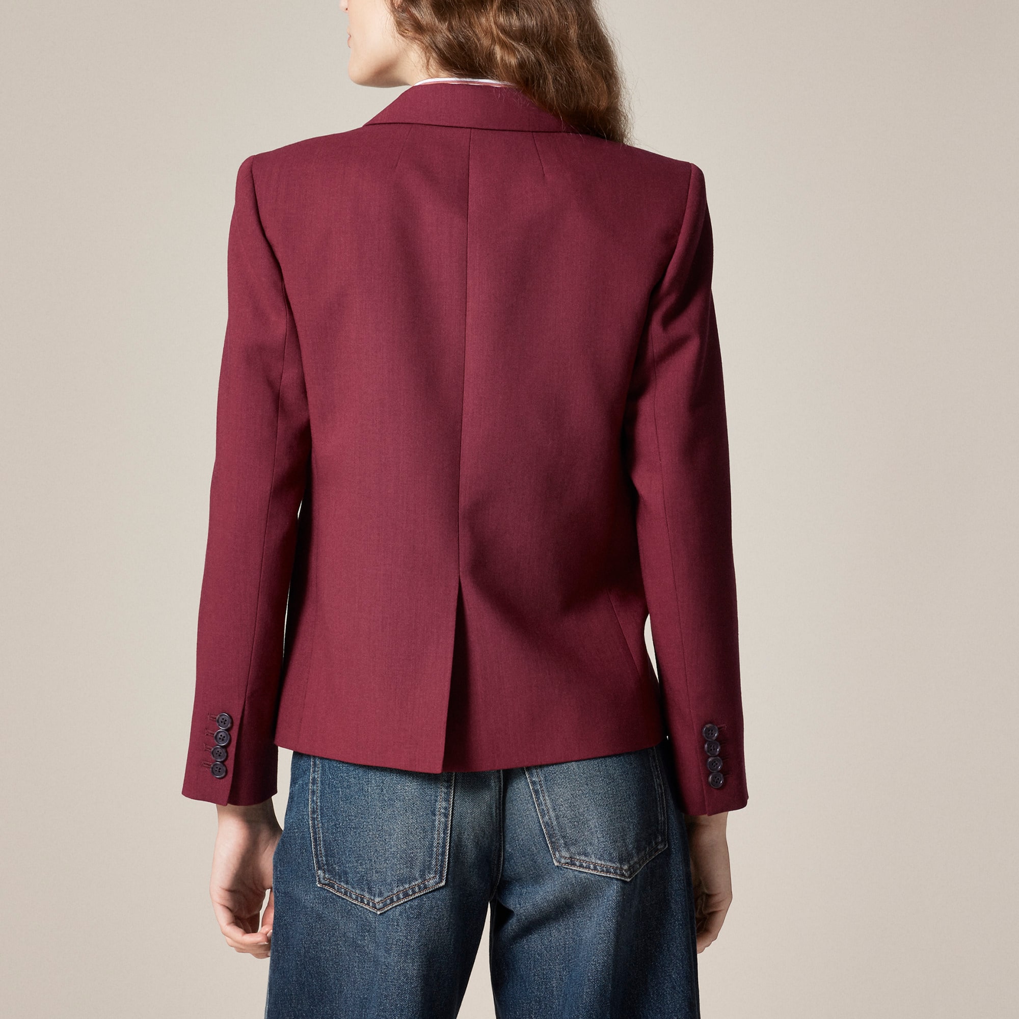 &Eacute;cole blazer in Italian gauzy wool blend - image 5