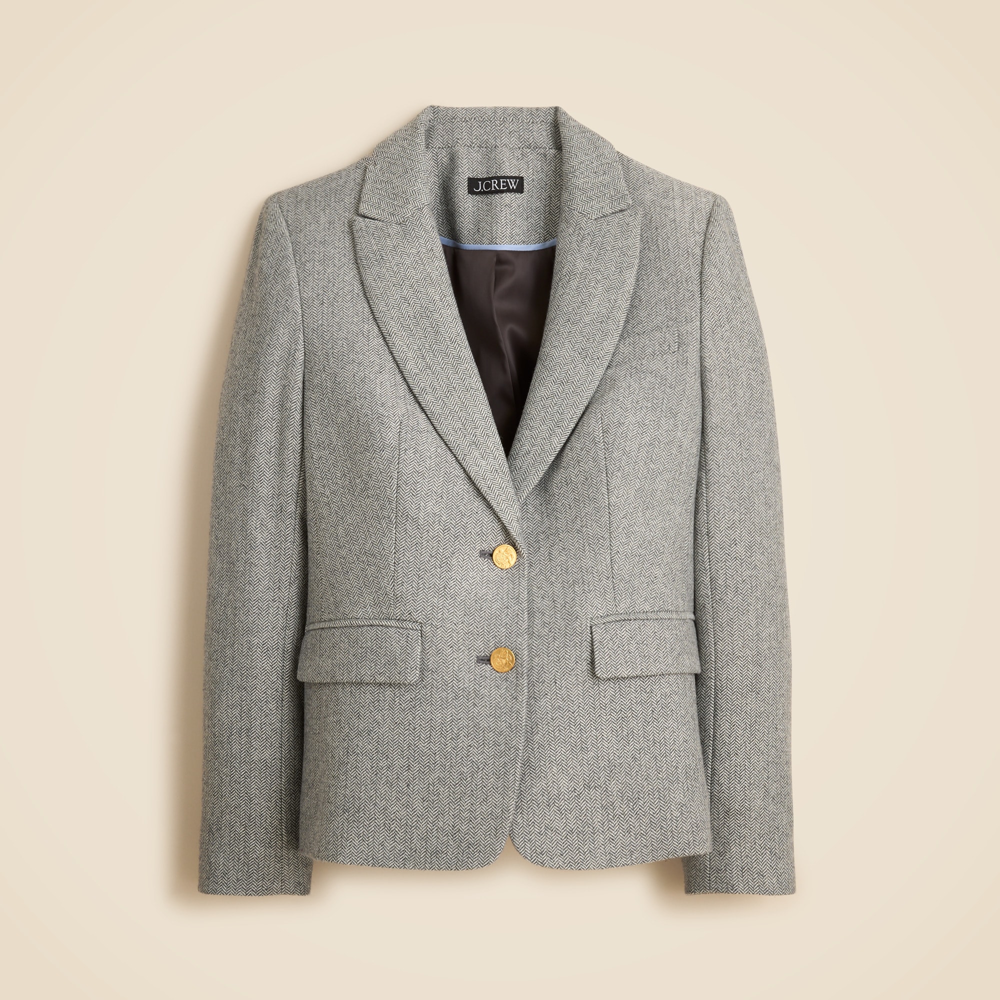  &Eacute;cole blazer in herringbone wool blend
