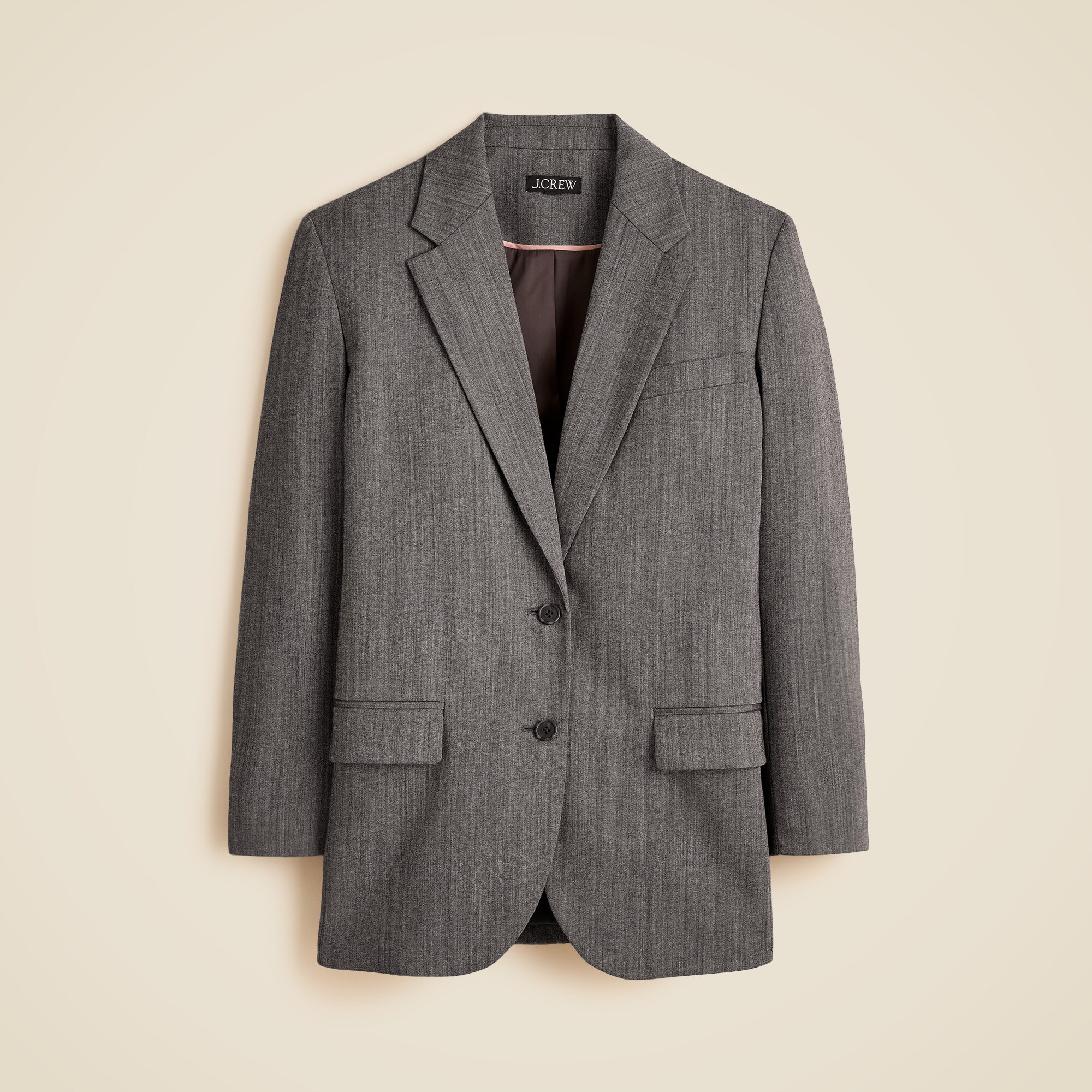 Gamine blazer in Italian studio wool blend