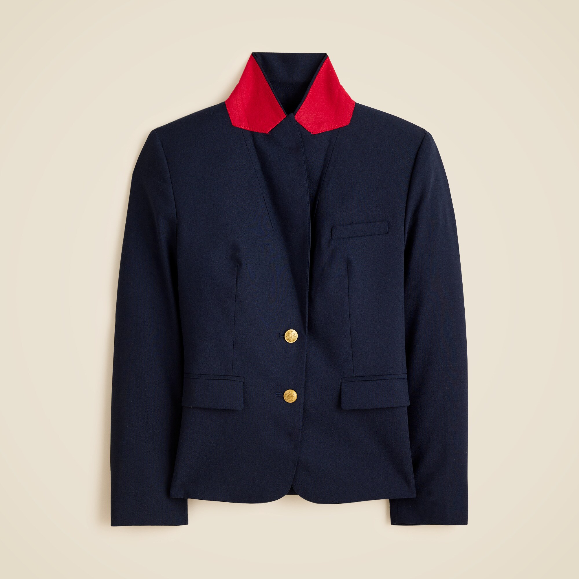 École blazer in Italian studio wool blend