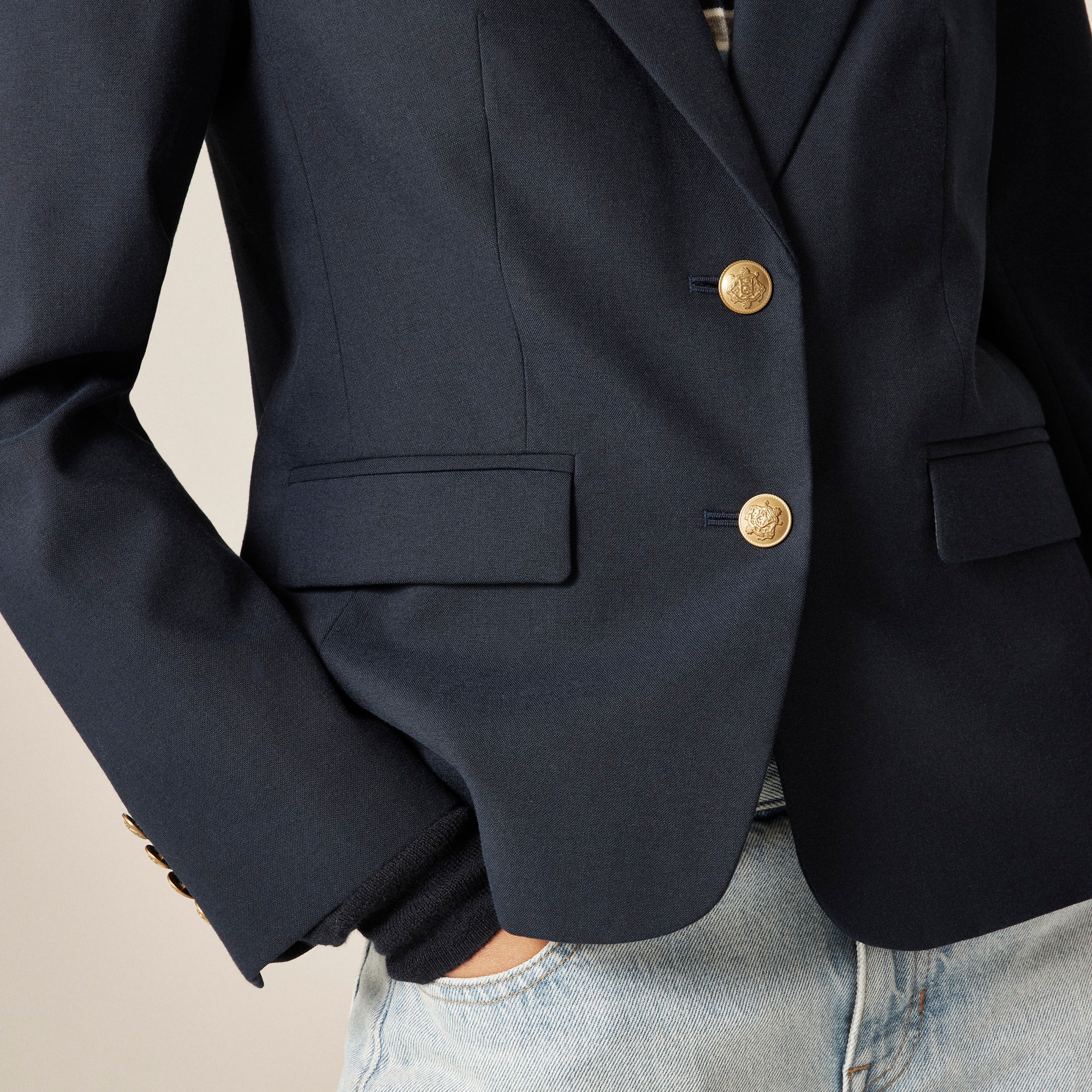 &Eacute;cole blazer in Italian studio wool blend - image 4