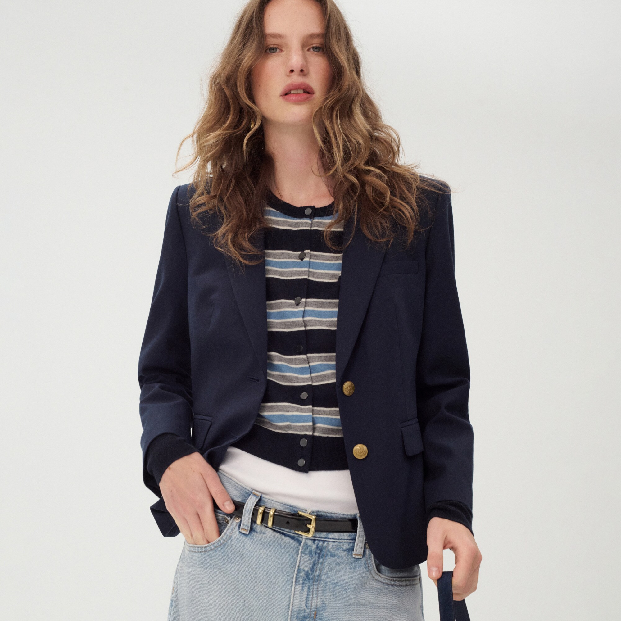  &Eacute;cole blazer in Italian studio wool blend