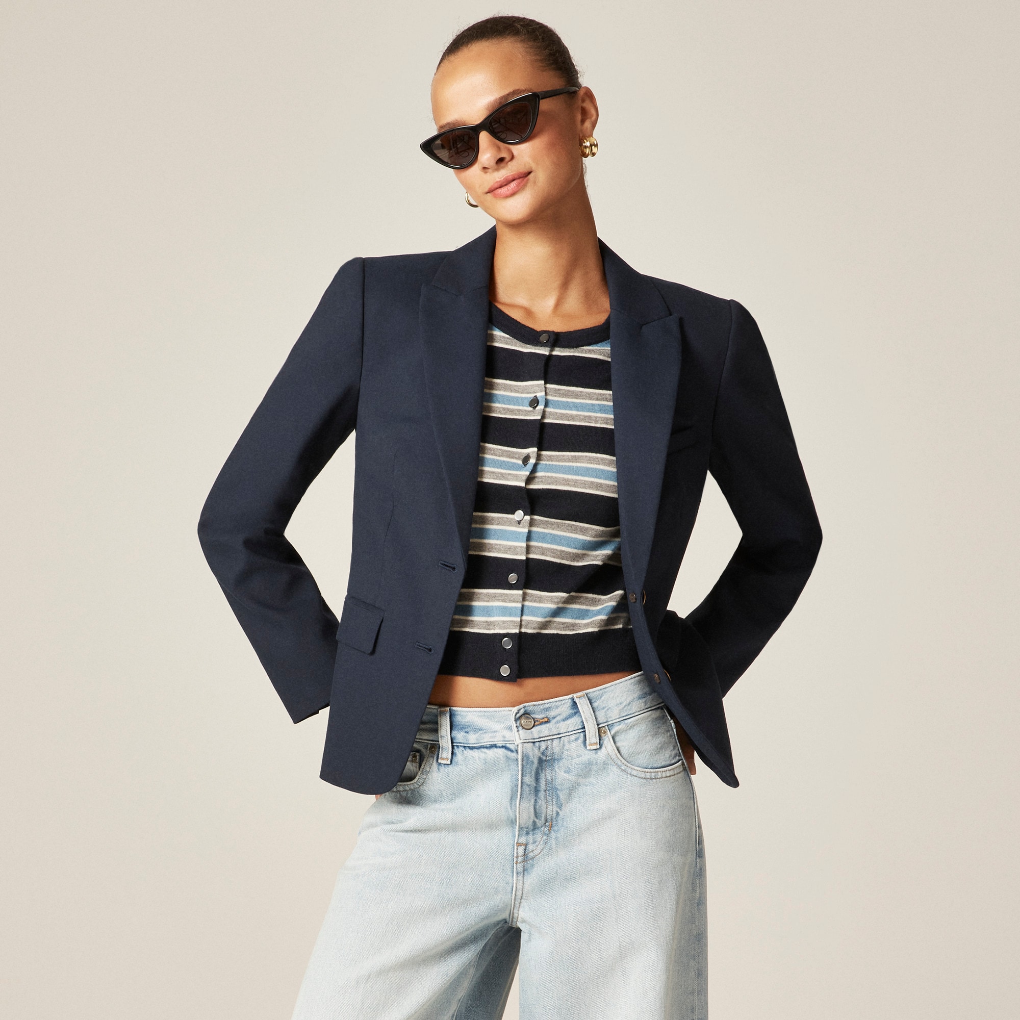 &Eacute;cole blazer in Italian studio wool blend - image 2