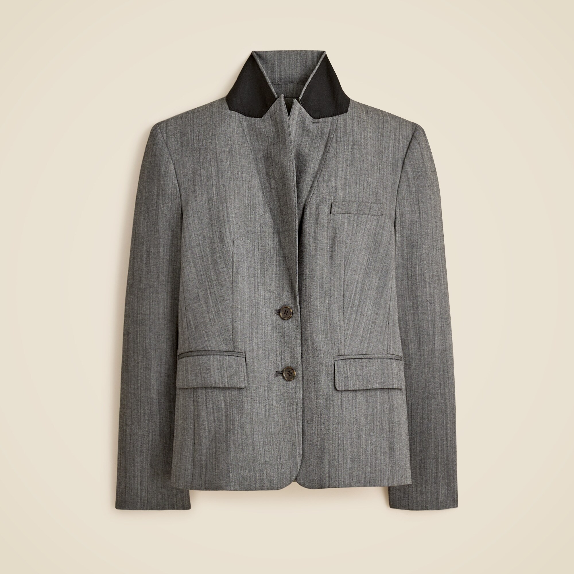 École blazer in Italian studio wool blend