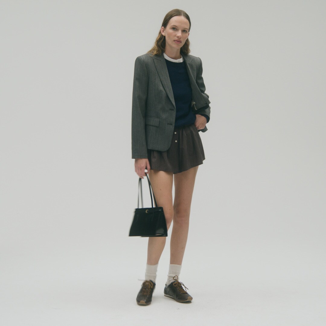 &Eacute;cole blazer in Italian studio wool blend