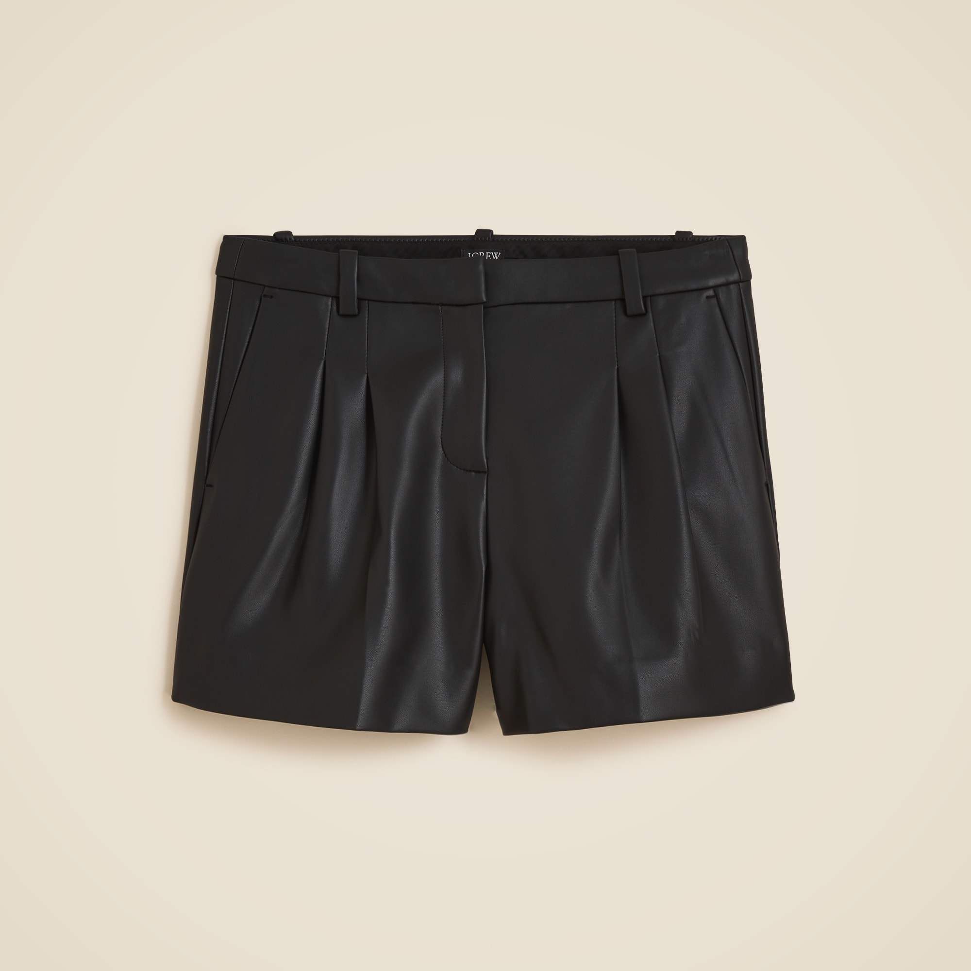 Lucia short in faux leather - image 2