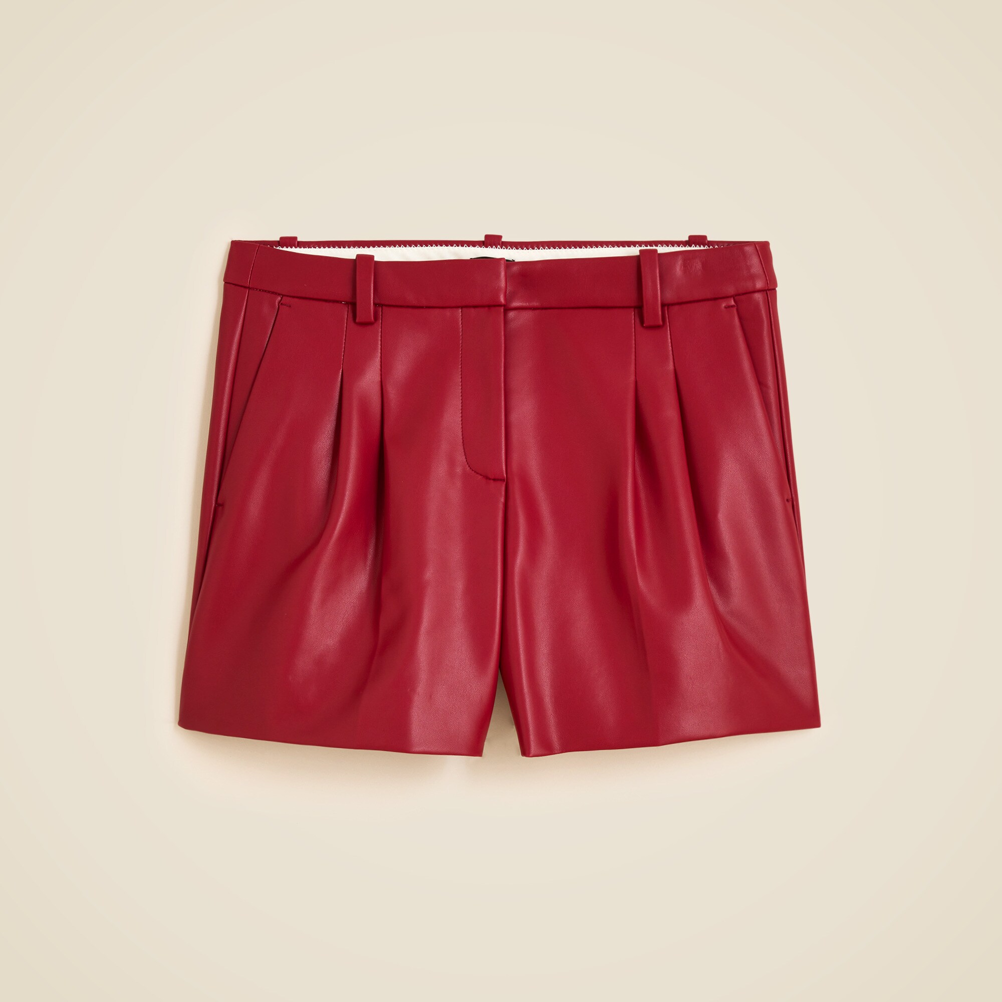 Lucia Short In Faux Leather For Women | J.Crew