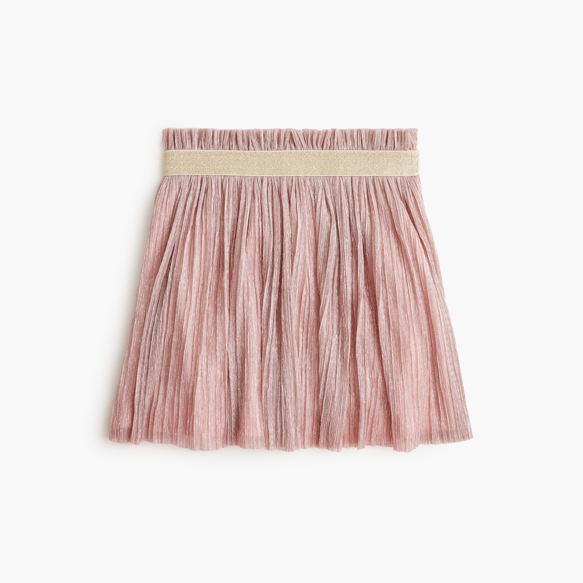 girls' pleated shimmer skirt for girls