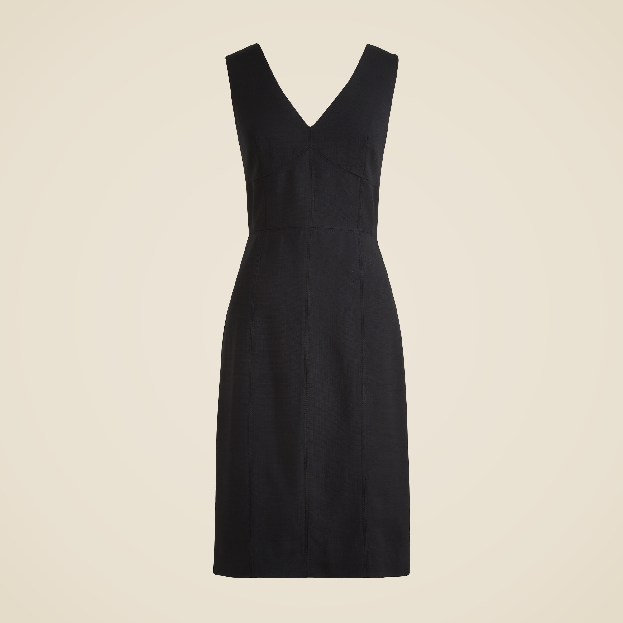 Seamed sheath dress