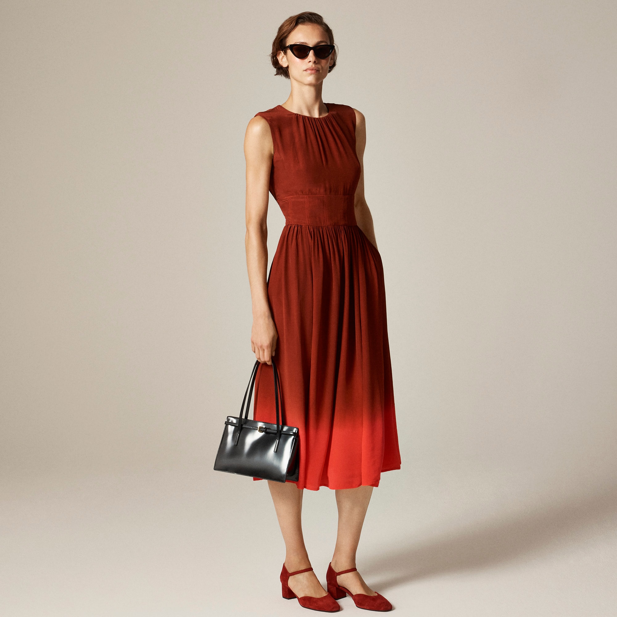 oversized knitted midi dress V-Neck Knit Midi Dress