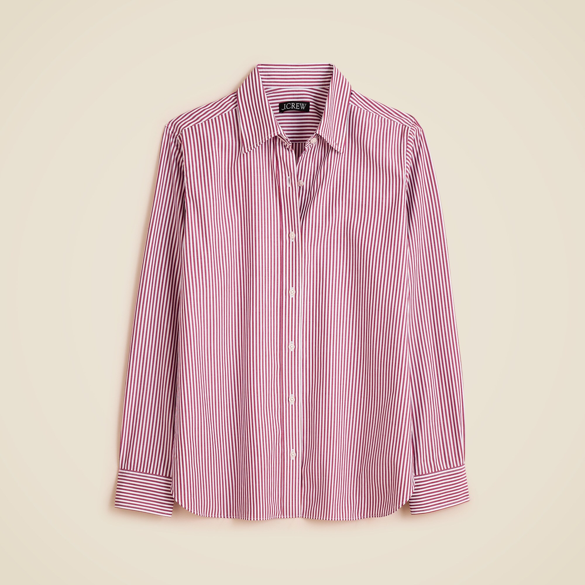 Jules classic-fit shirt in striped cotton poplin
