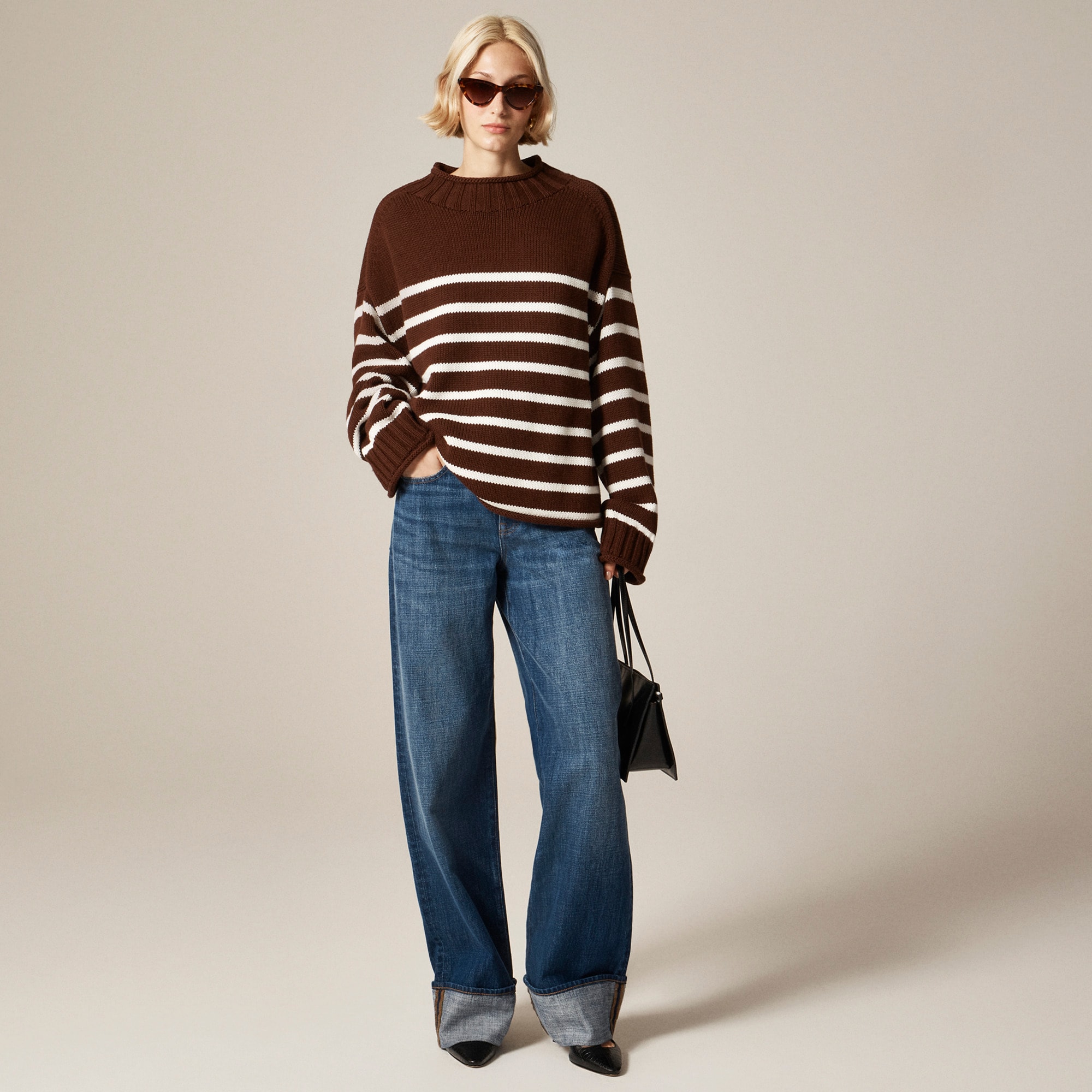 2025 Rollneck™ sweater in stripe