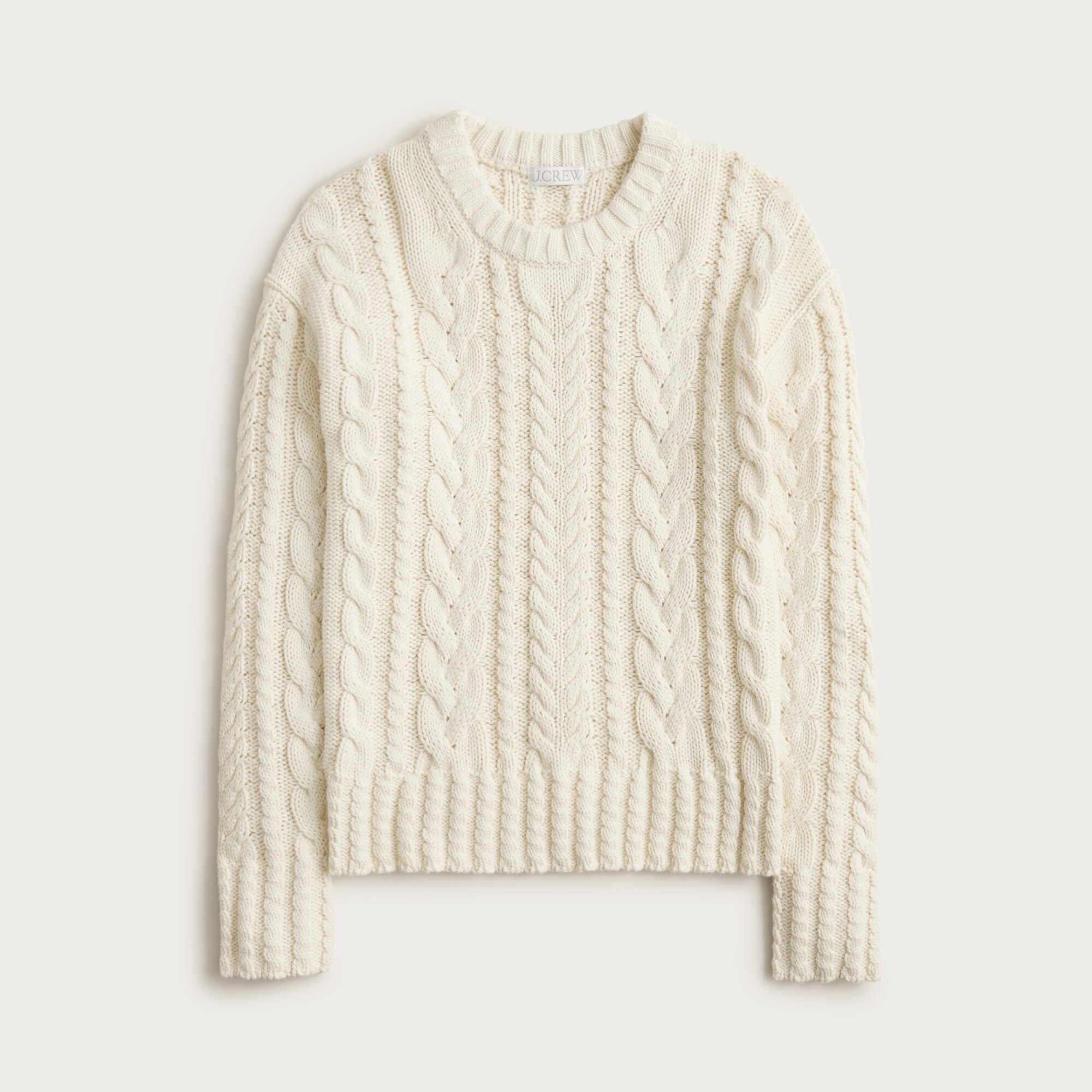 Cashmere Cable-knit Beanie For Women | J.Crew display picture 2